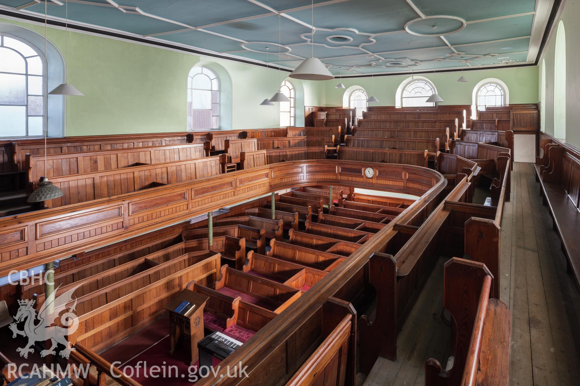 Interior, from the gallery looking east