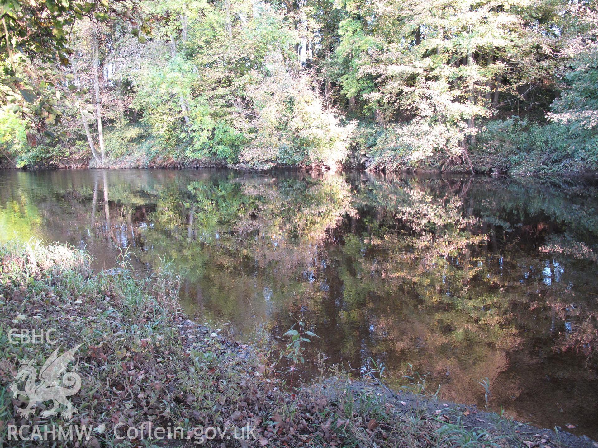 Afon Vyrnwy at Pontysgawrhyd Mill, taken by Hilary Malaws on 17 October 2009.