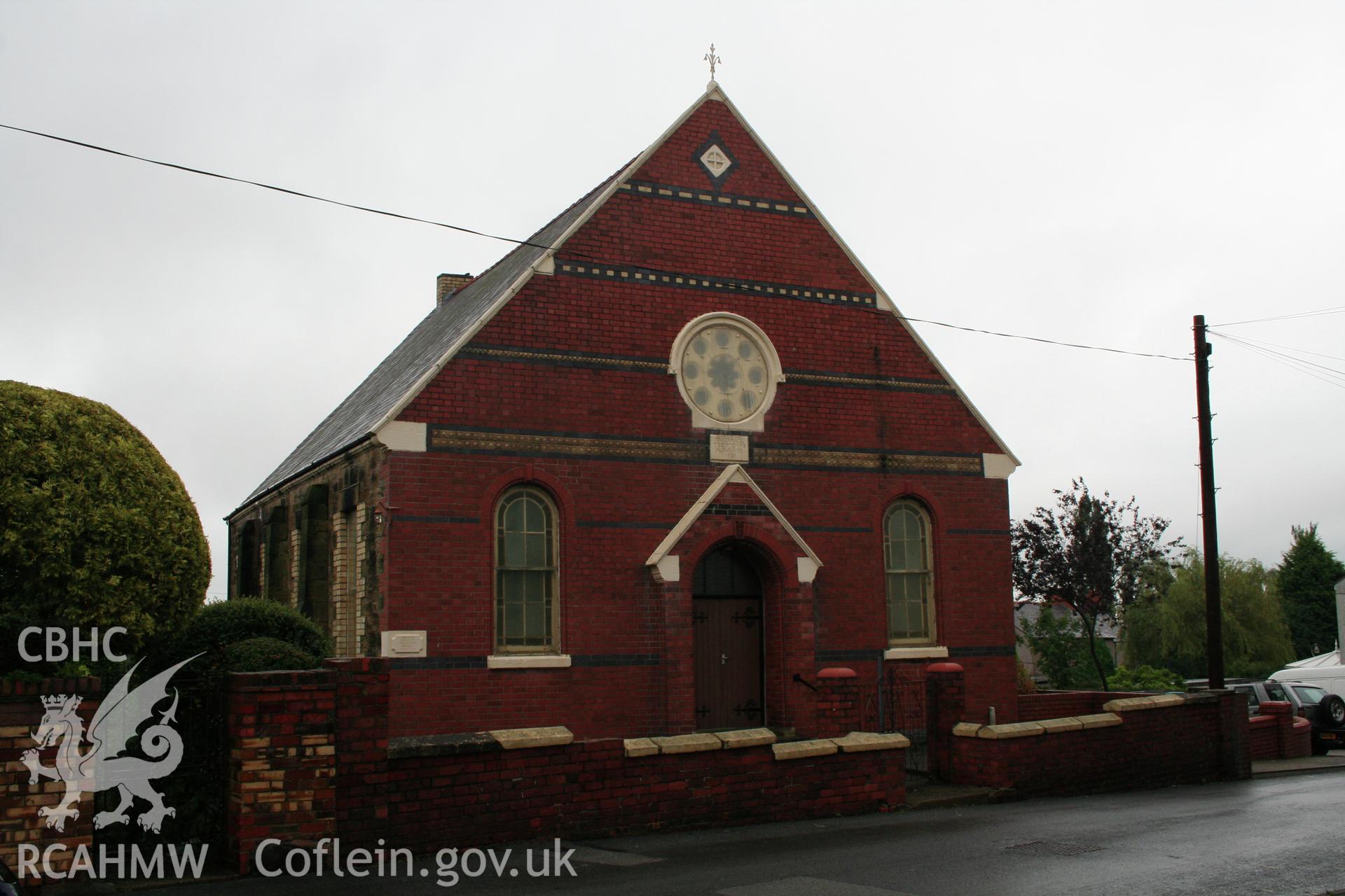 External, west elevation