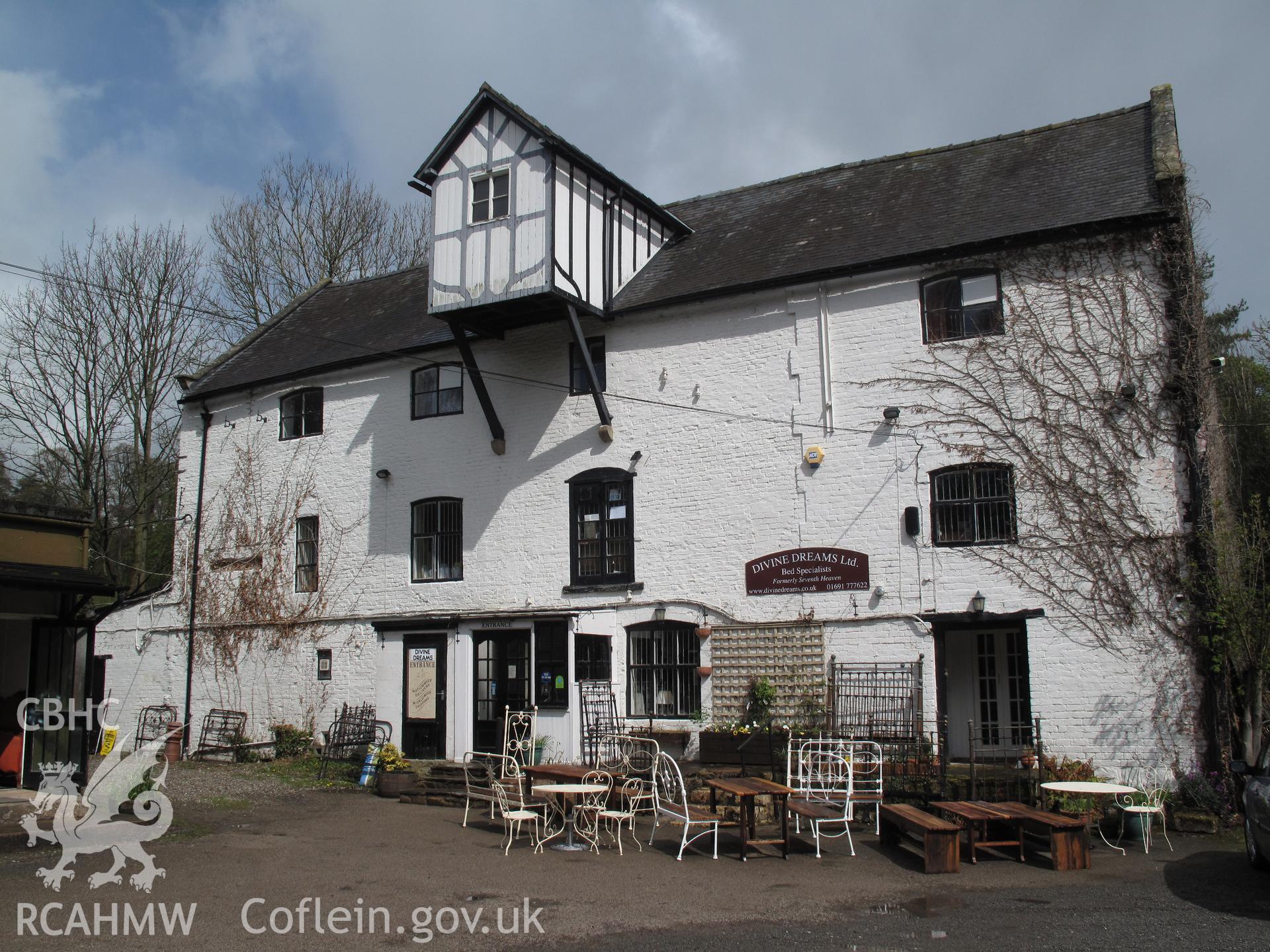 View of Chirk Corn Mill from the southwest.