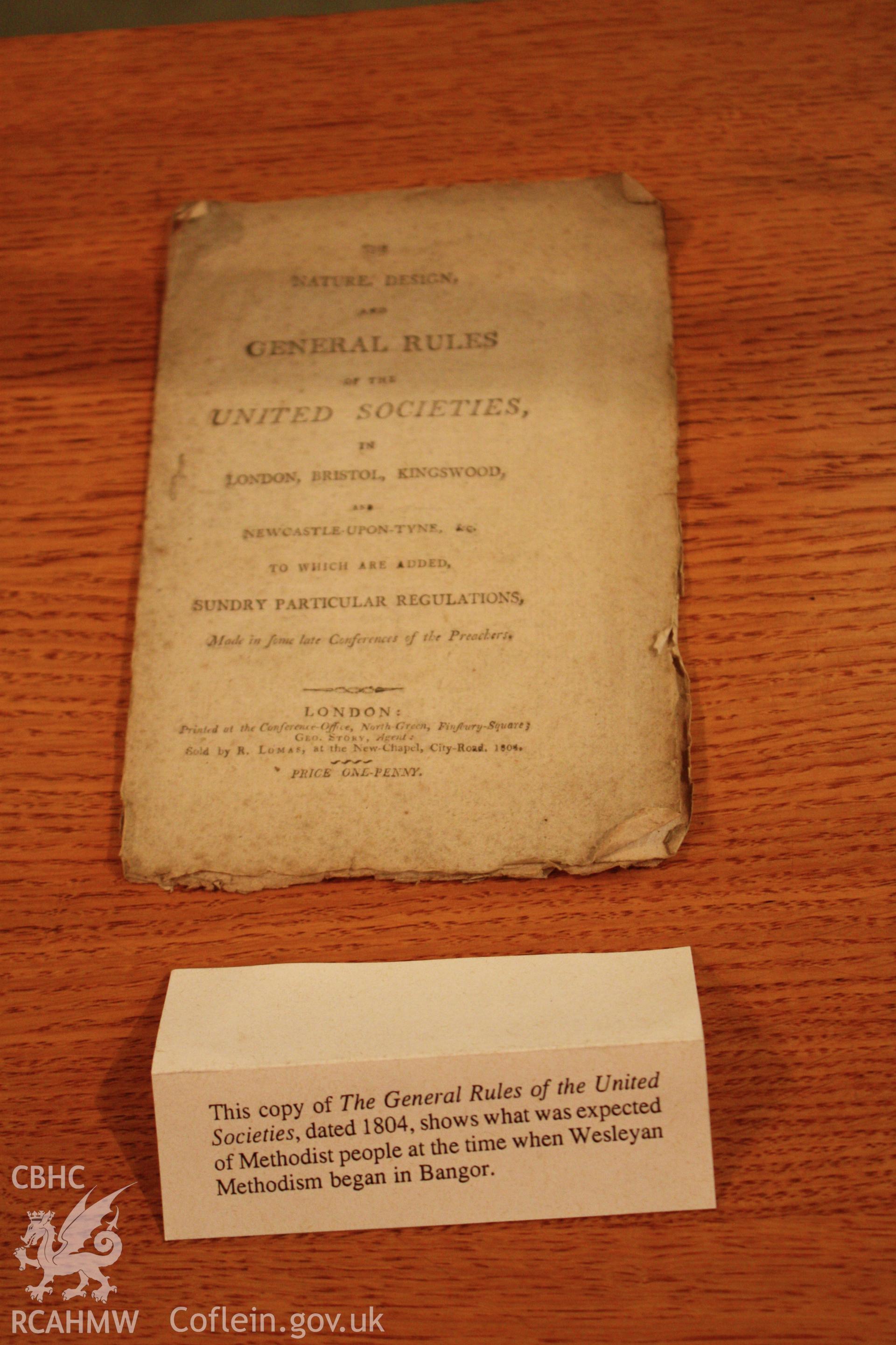 Other, The General Rules of the United Society