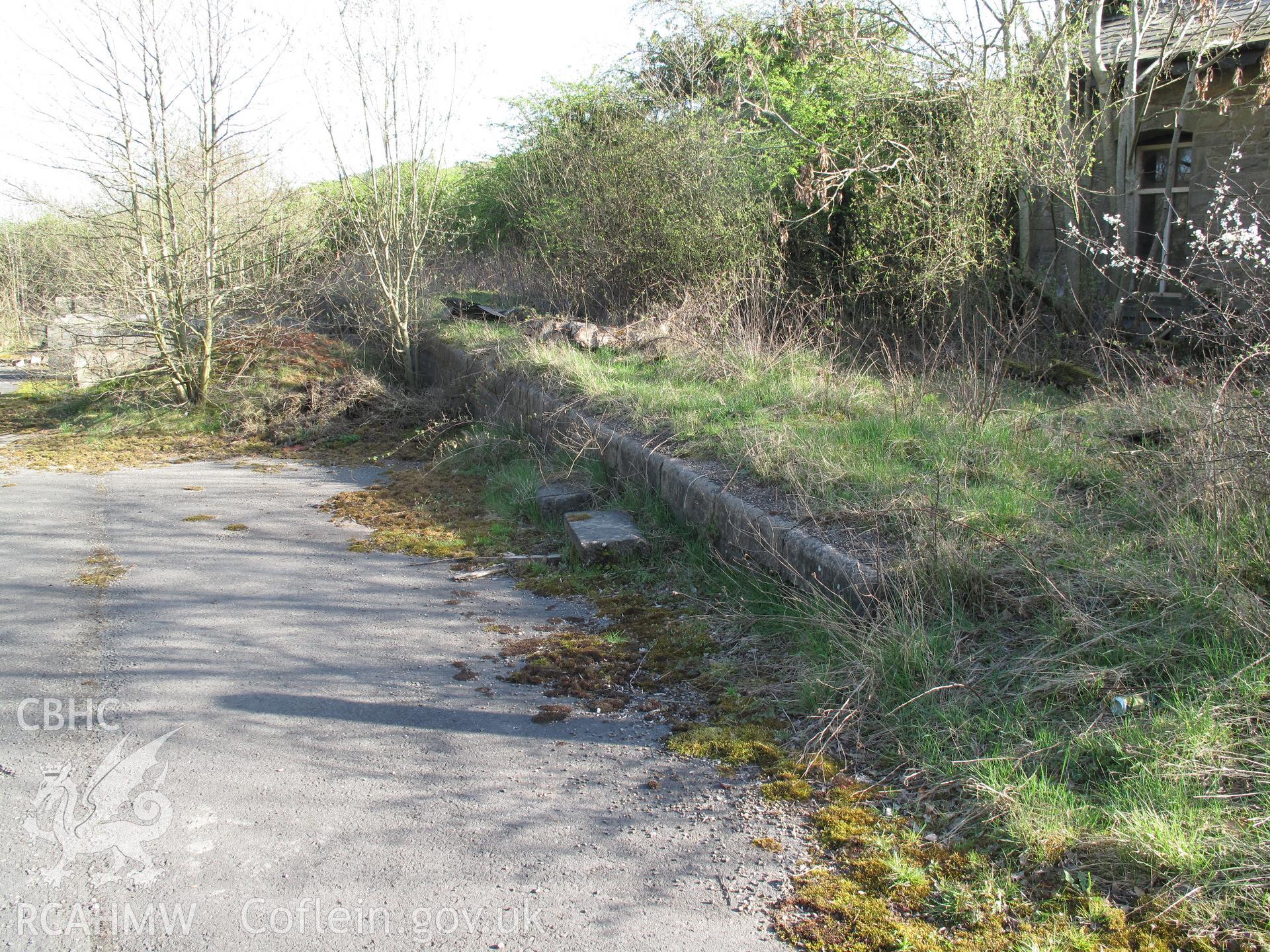View of platform edge, Stanner Railway Station.