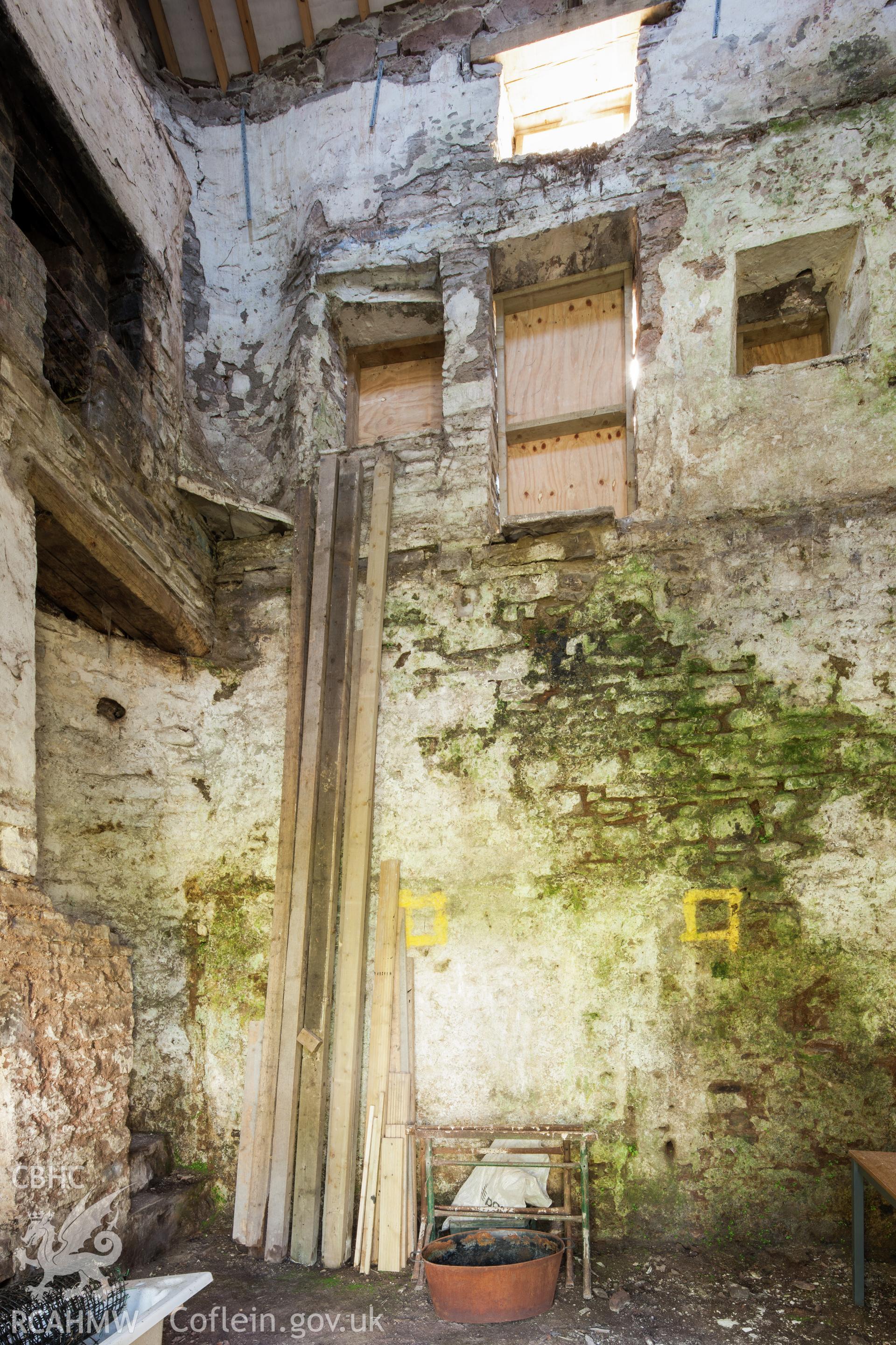 Interior of west side.