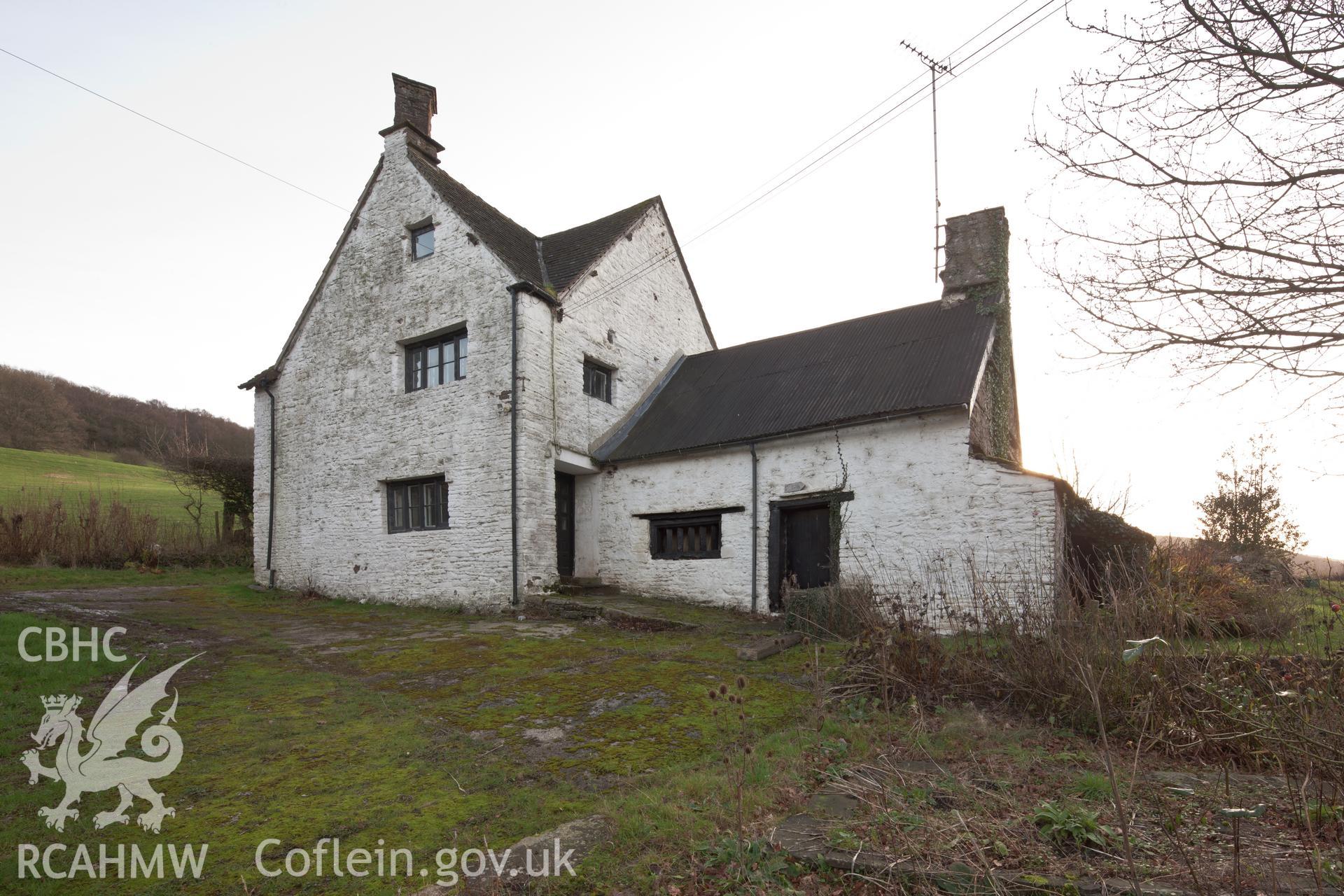 View from the north northeast. Little Llwygy, Iain Wright 12/01/2012.