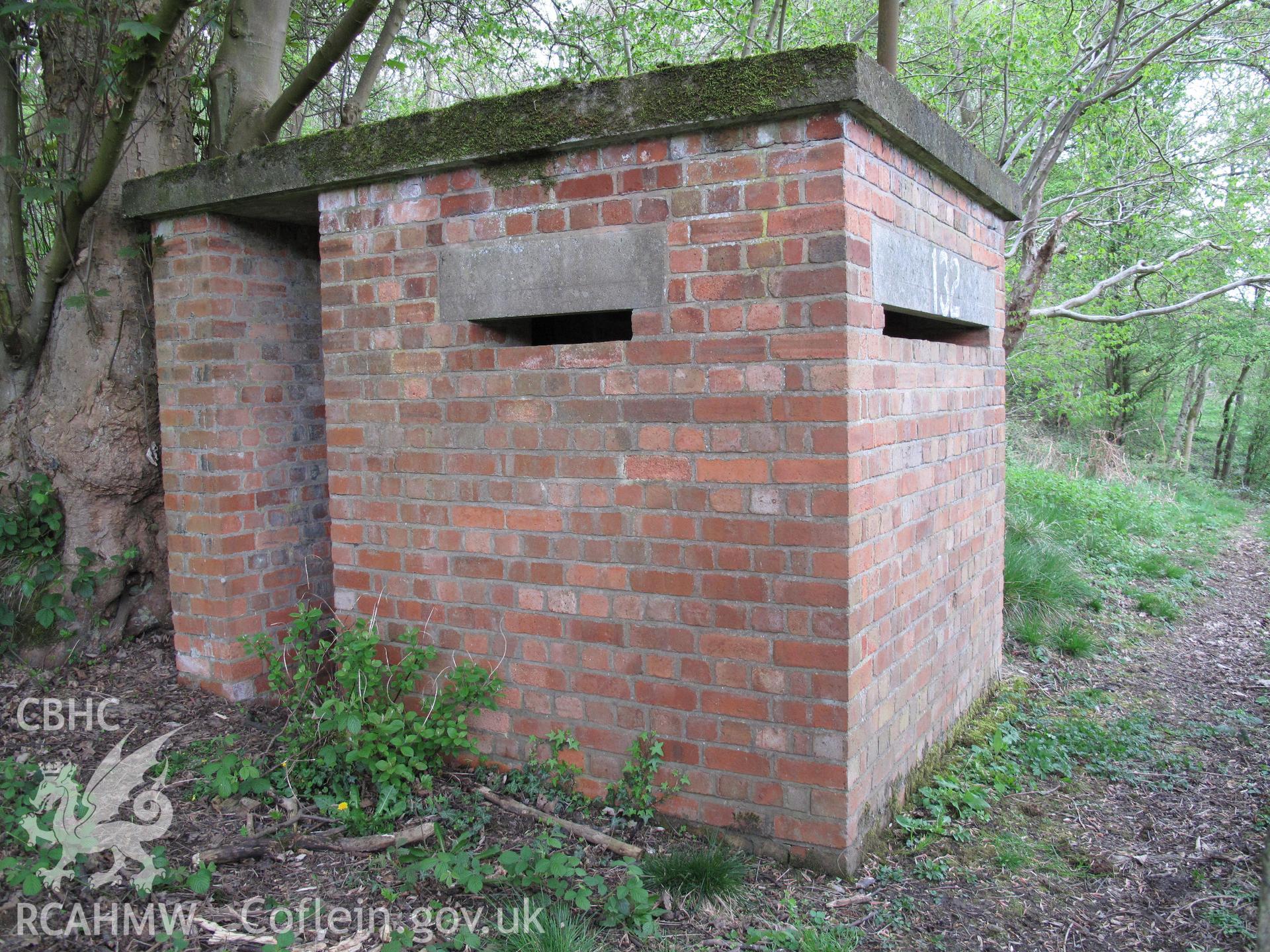 Observation shelter, Valley Works, Rhydymwyn, taken by Brian Malaws on 29 April 2009.