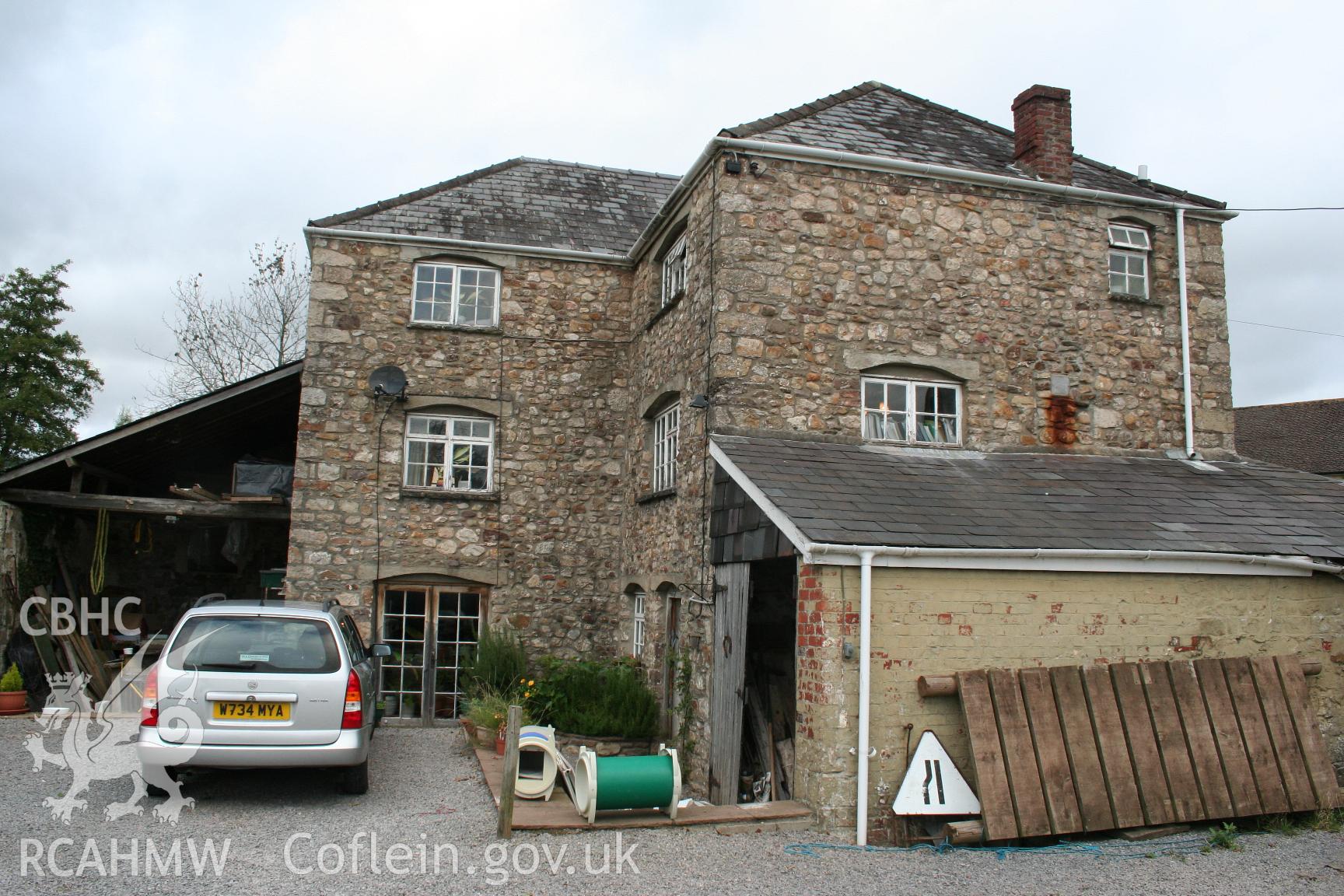 View of Little Mill from the southeast, taken by Brian Malaws on 18 October 2008.
