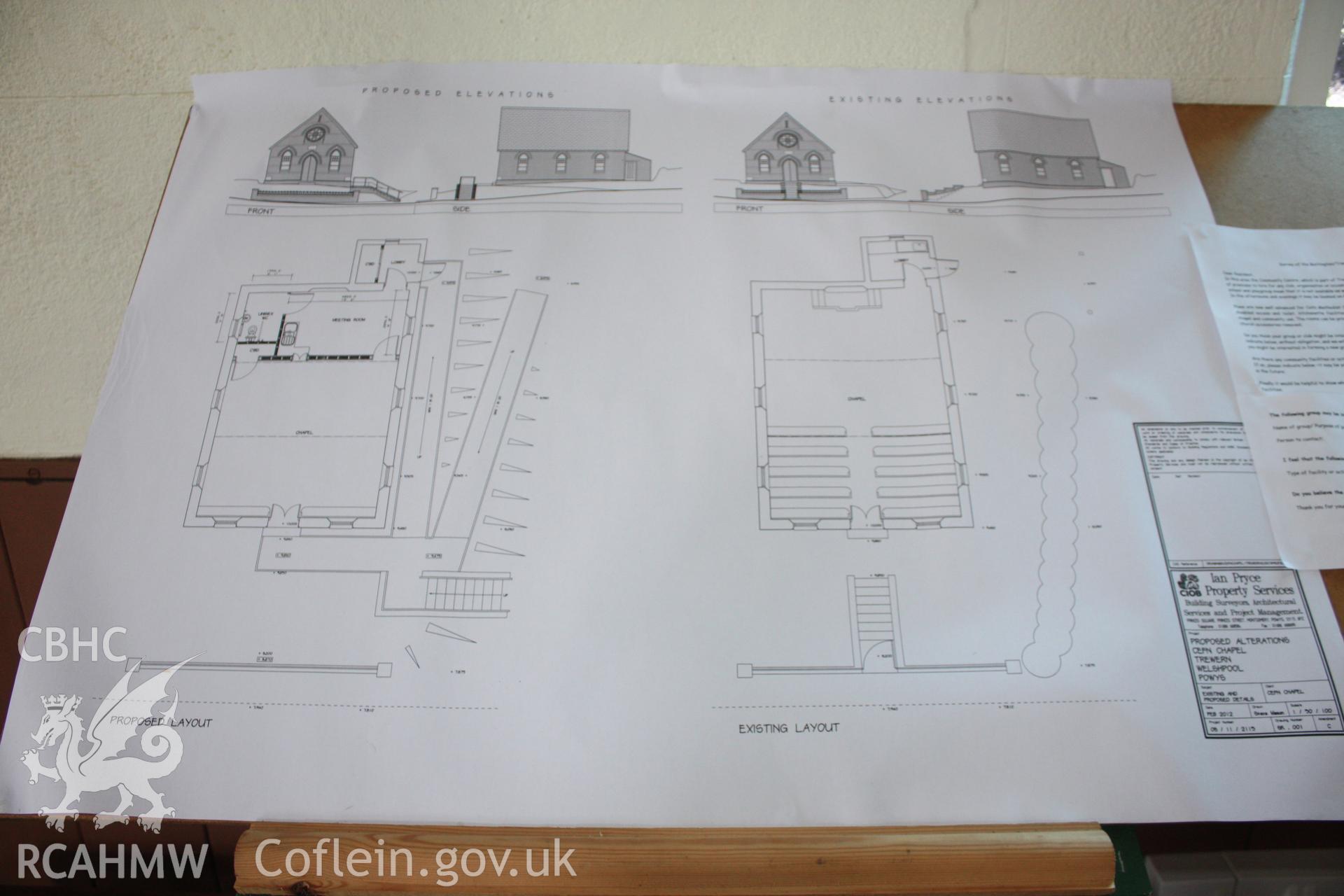 Other, architects plans of current building