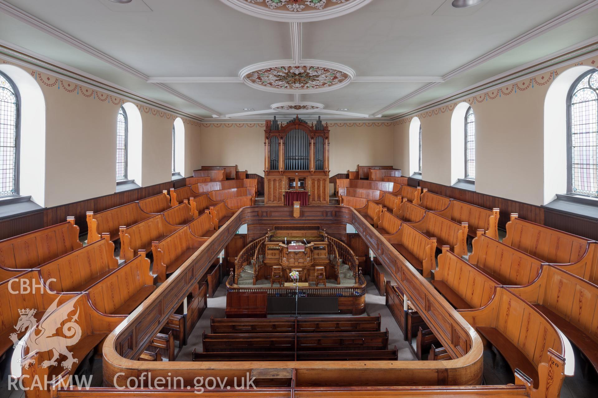 Interior, view from the gallery looking southwest