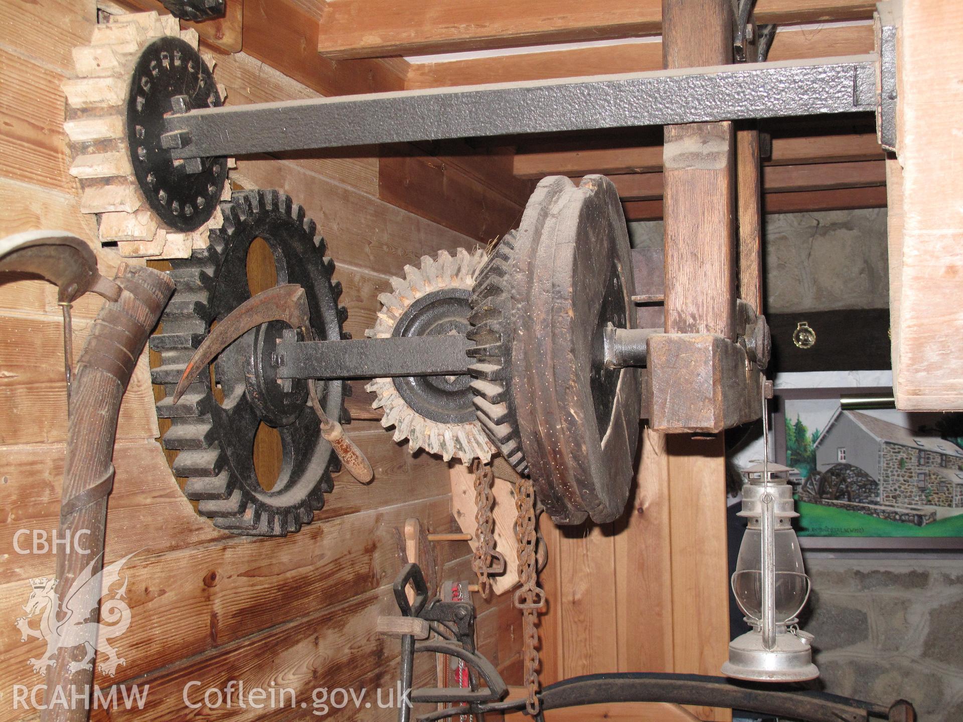 Gearing at Rhyd-hir Corn Mill, taken by Brian Malaws on 16 October 2010.