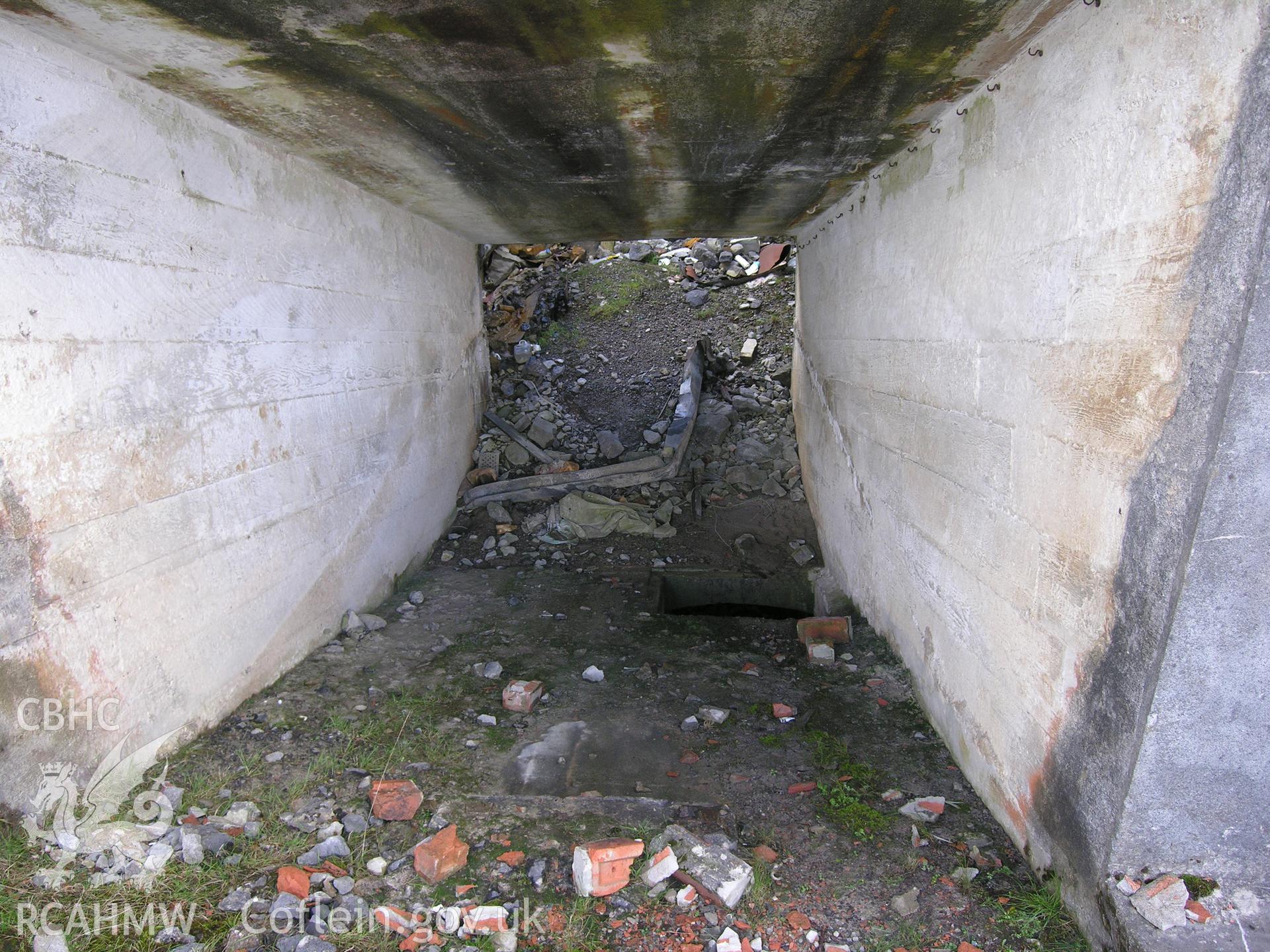 Digital colour photograph of Cwar yr Hendre processing plant I taken on 24/10/2006 by R.A. Hayman during th Cefn yr Ystrad Upland Survey undertaken by Hayman and Horton.