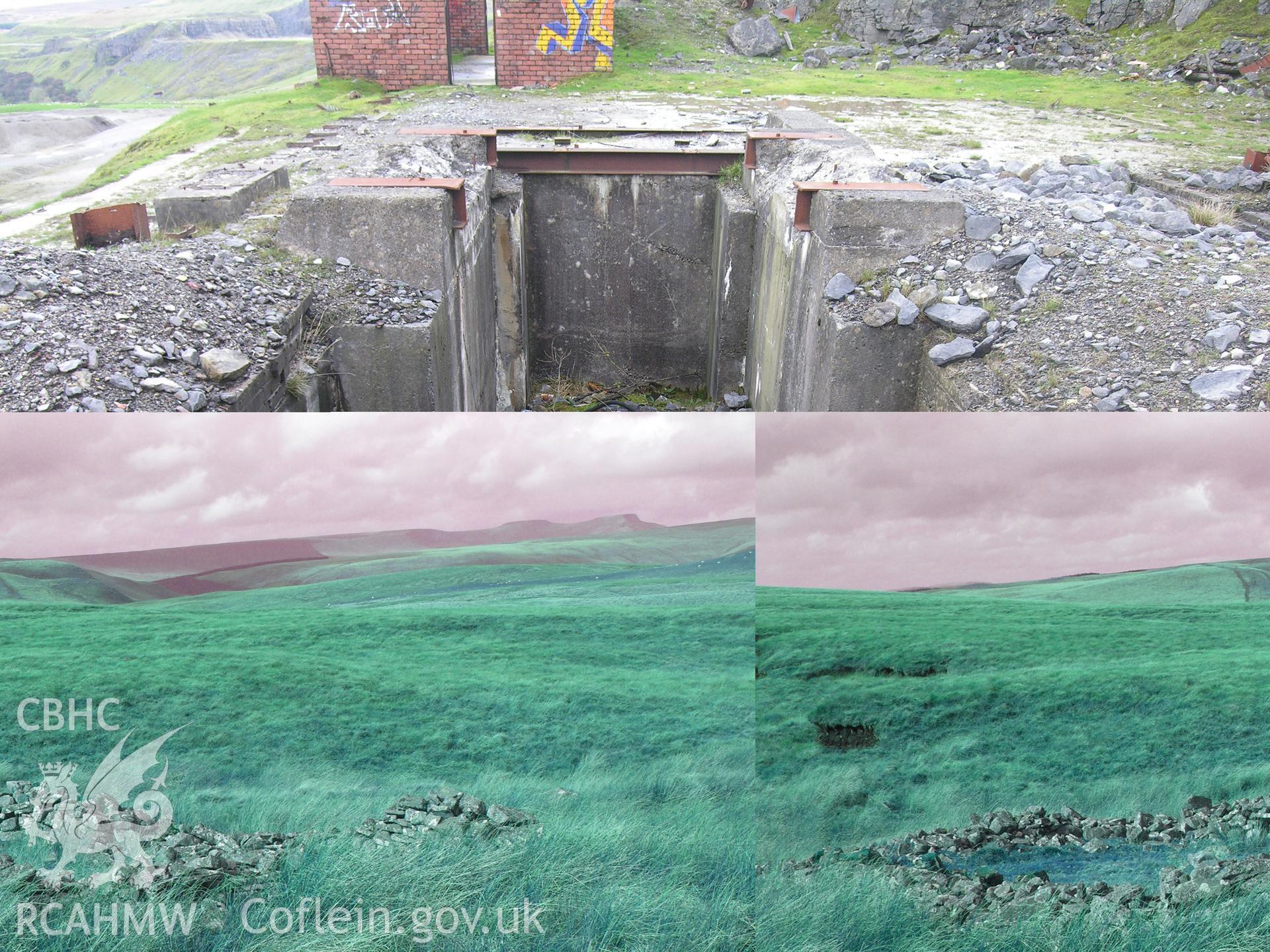 Digital colour photograph of Cwar yr Hendre processing plant I taken on 24/10/2006 by R.A. Hayman during th Cefn yr Ystrad Upland Survey undertaken by Hayman and Horton.