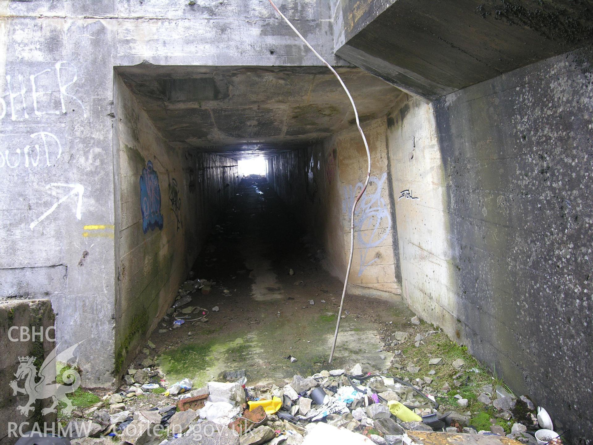 Digital colour photograph of Cwar yr Hendre quarry processing plant II taken on 24/10/2006 by R.A. Hayman during th Cefn yr Ystrad Upland Survey undertaken by Hayman and Horton.