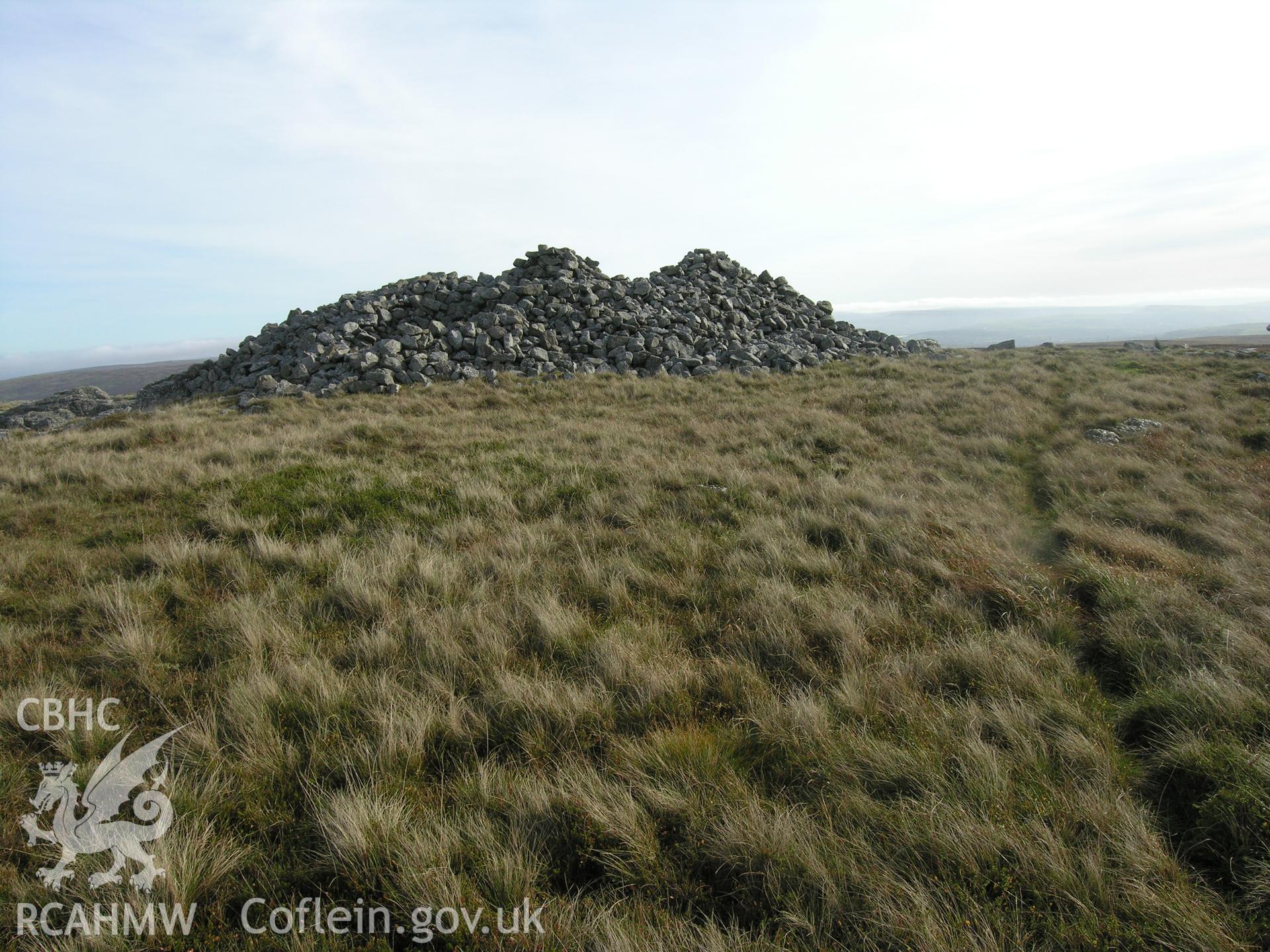 Digital colour photograph of Carn-y-Bugail taken on 24/10/2006 by R.A. Hayman during th Cefn yr Ystrad Upland Survey undertaken by Hayman and Horton.