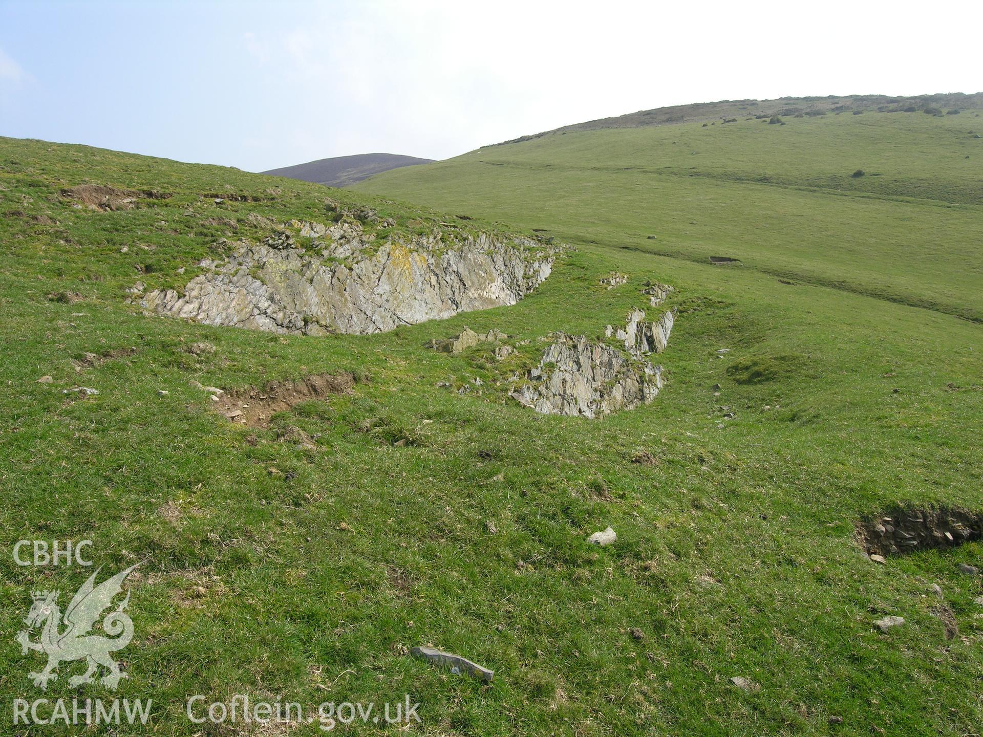 Digital colour photograph of Teiran quarry IV taken on 31/03/2007 by R. Hayman during the Clwydian Hills Upland Survey undertaken by Hayman and Horton.