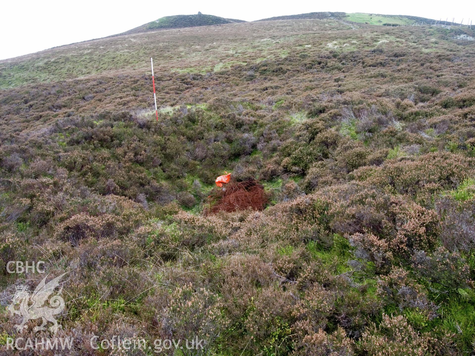 Digital colour photograph of Moel Dywyll gold mine I taken on 23/10/2007 by R. Hayman during the Clwydian Hills Upland Survey undertaken by Hayman and Horton.