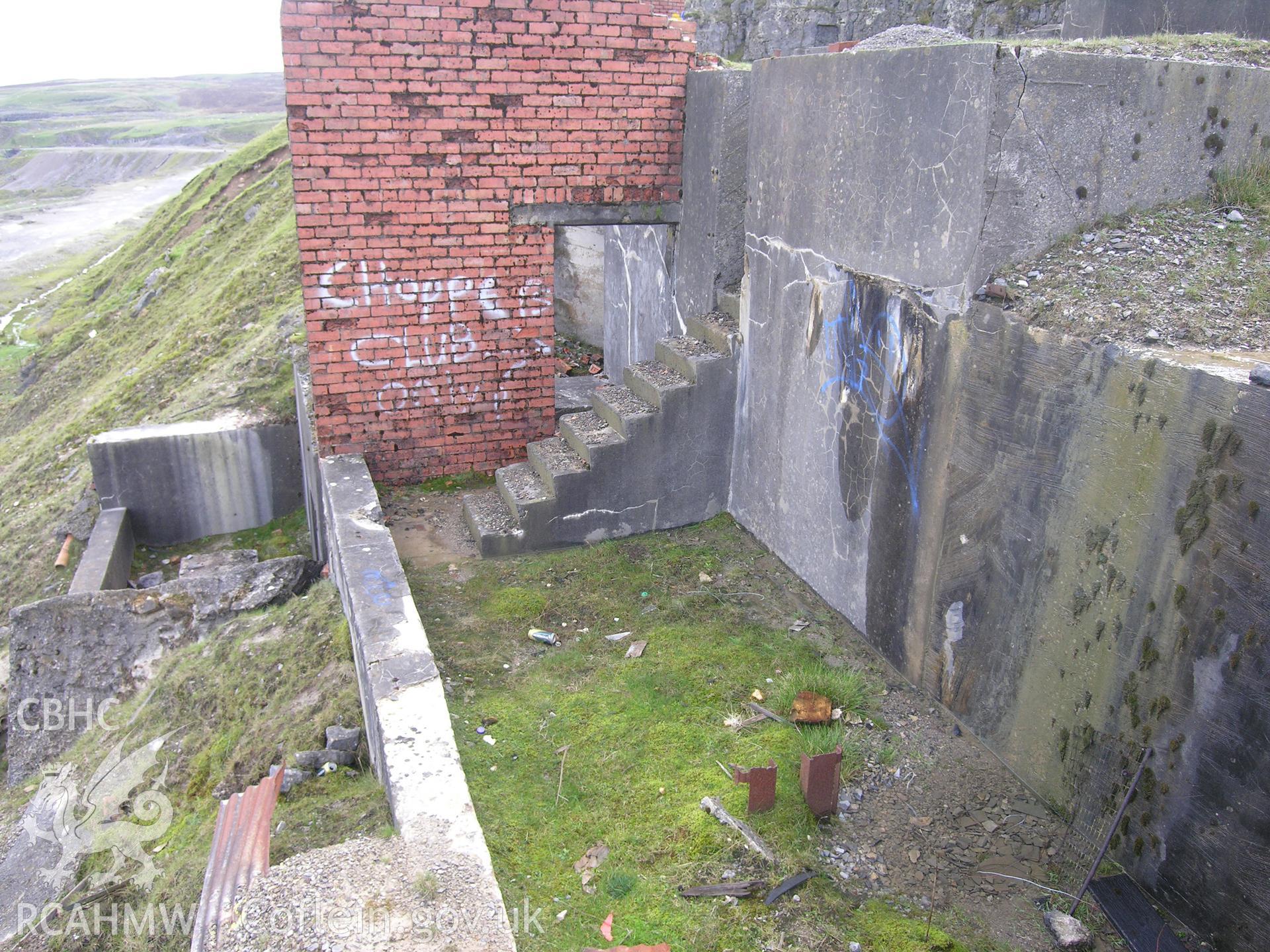 Digital colour photograph of Cwar yr Hendre processing plant I taken on 24/10/2006 by R.A. Hayman during th Cefn yr Ystrad Upland Survey undertaken by Hayman and Horton.