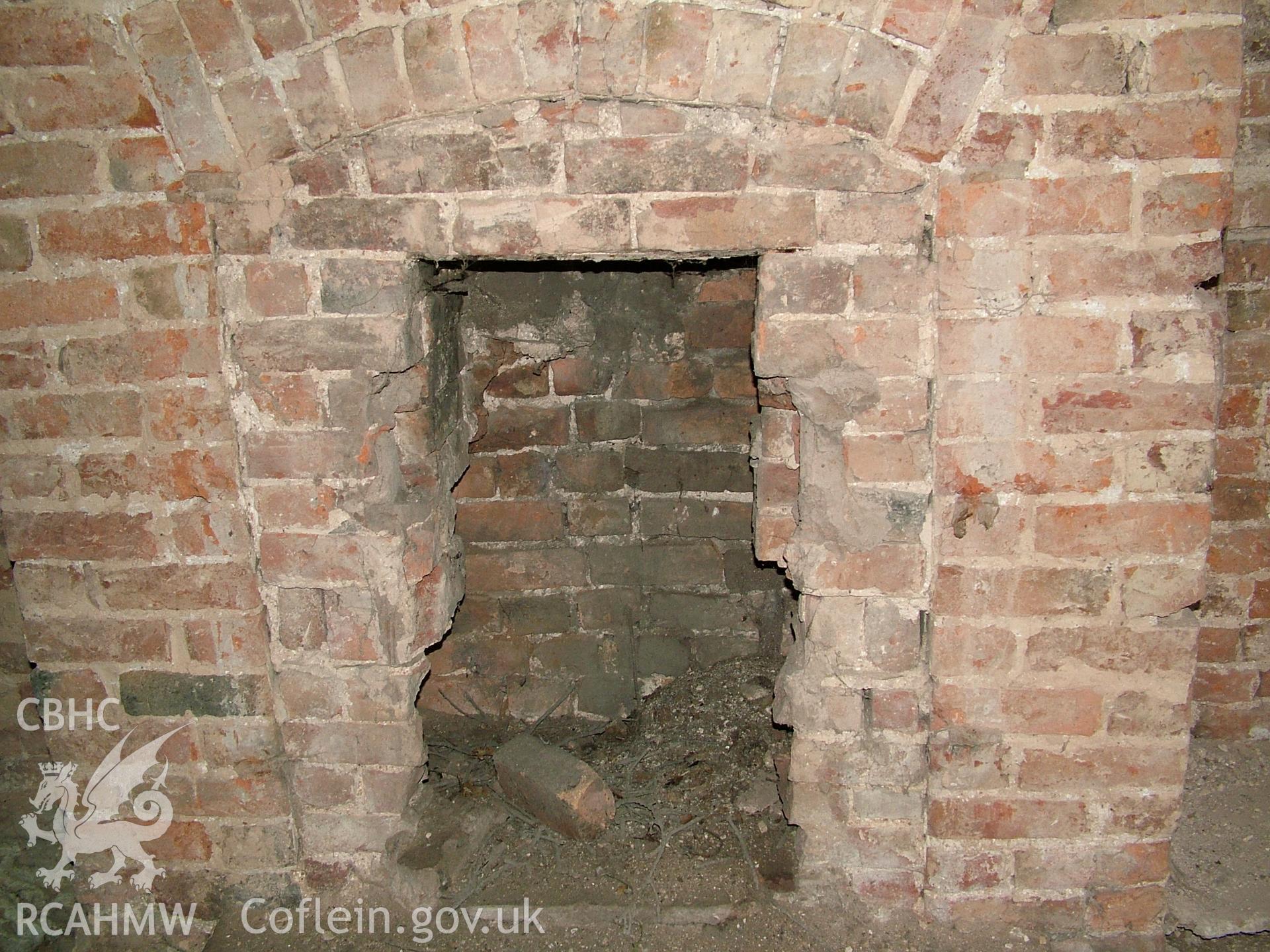 Colour digital photograph showing part of the interior of Crab Mill, Ruabon.