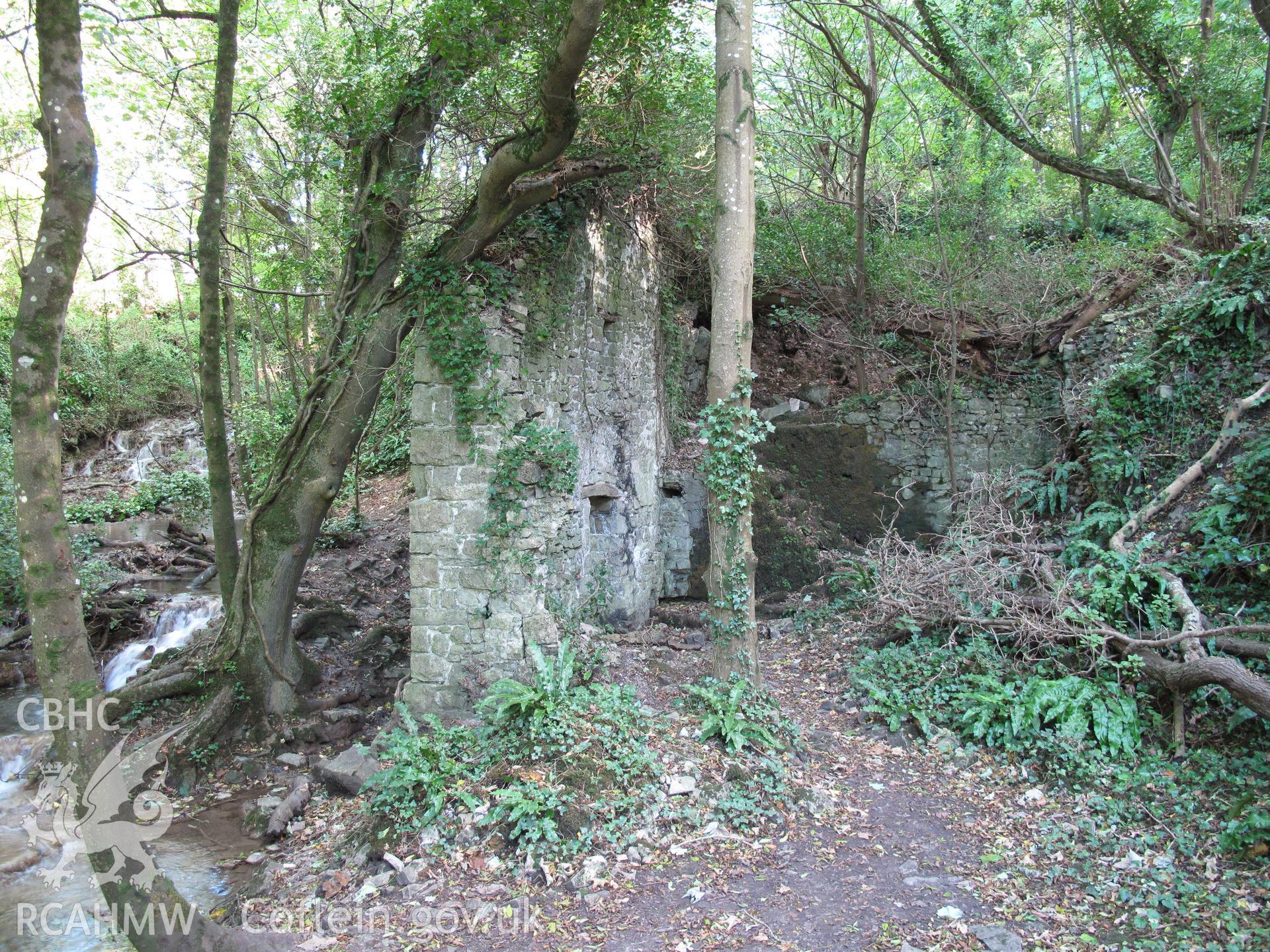 Blaen-y-cwm Corn Mill from the west, taken by Brian Malaws on 20 October 2010.