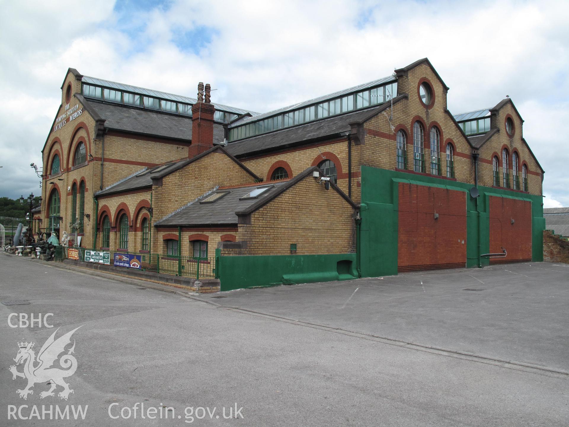 Sewage Pumping Station, Penarth Road, Cardiff, from the south, taken by Brian Malaws on 26 June 2010.