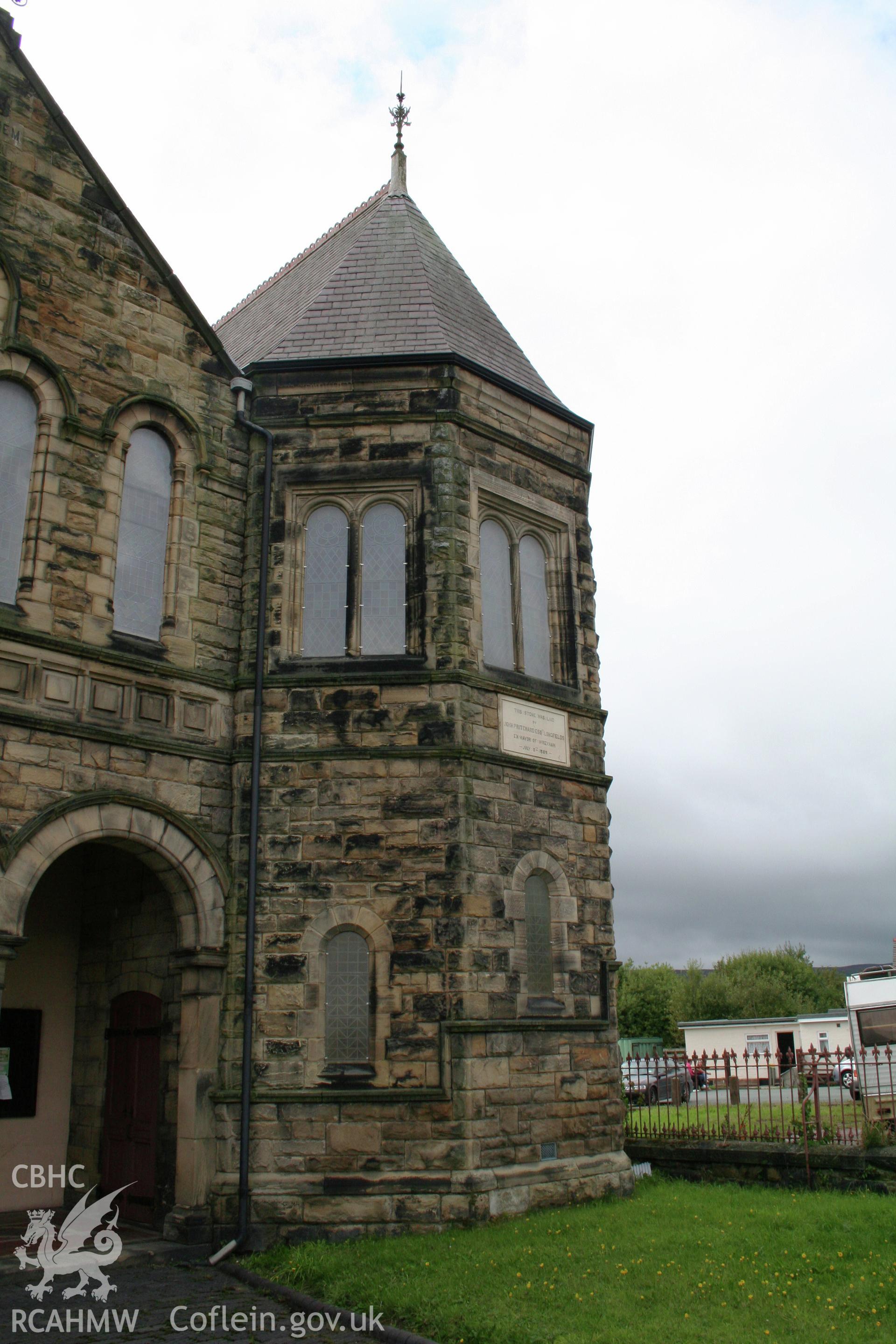 Exterior, east elevation, chapel & Sunday School