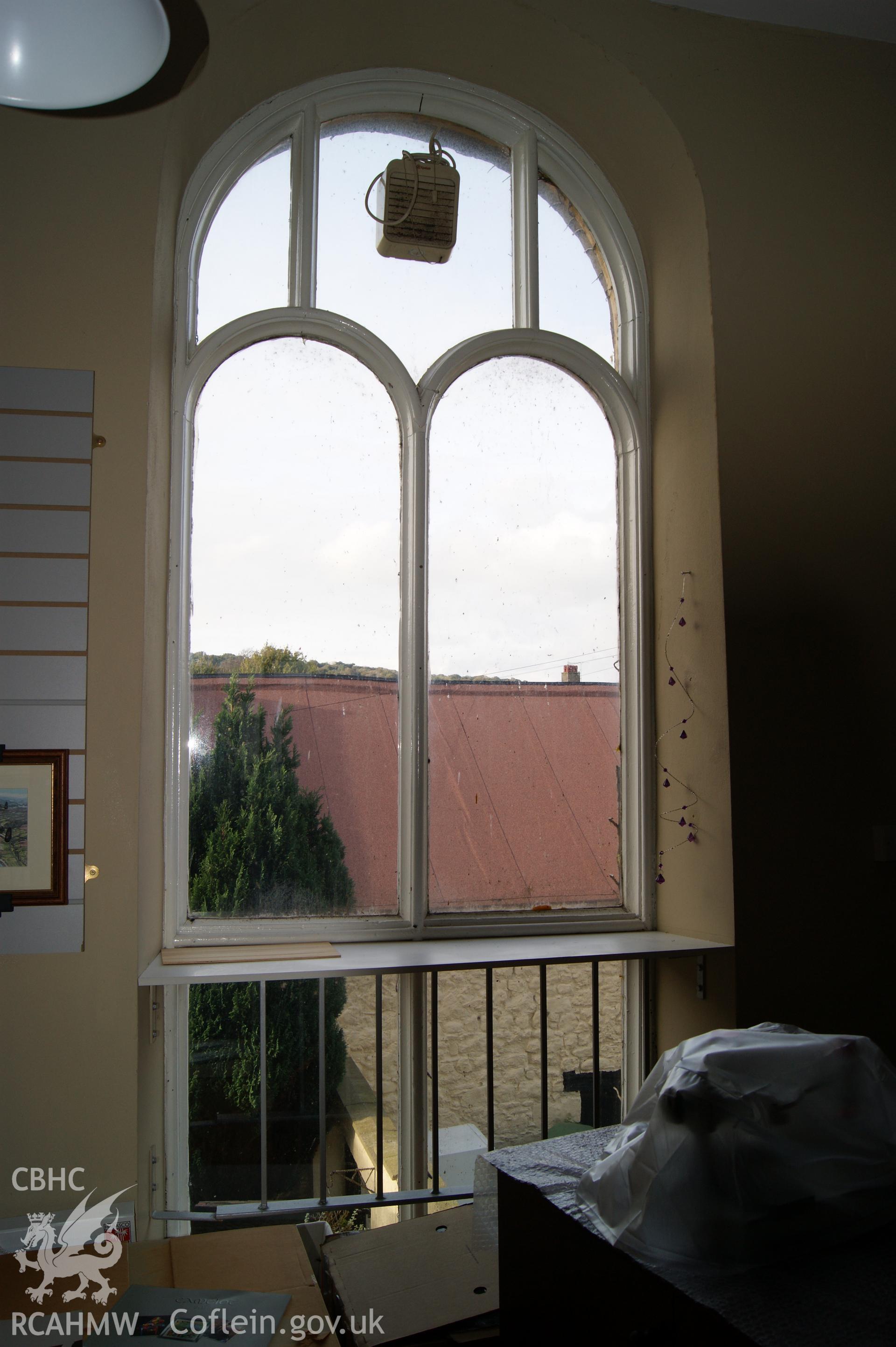Ebenezer Chapel interior close-up of Italianate window