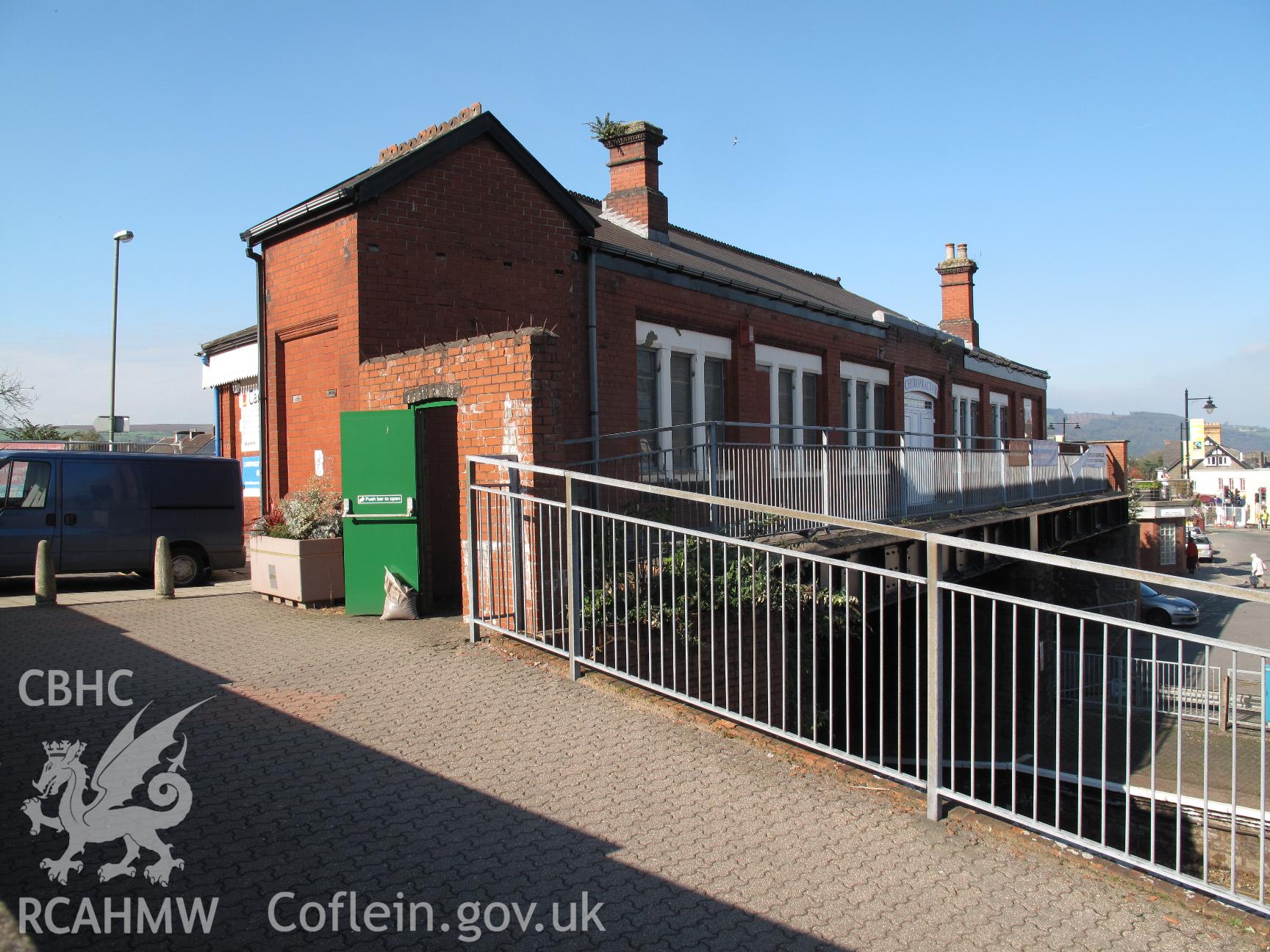 1913 Booking Office at Caerphilly Railway Station from the southeast.
