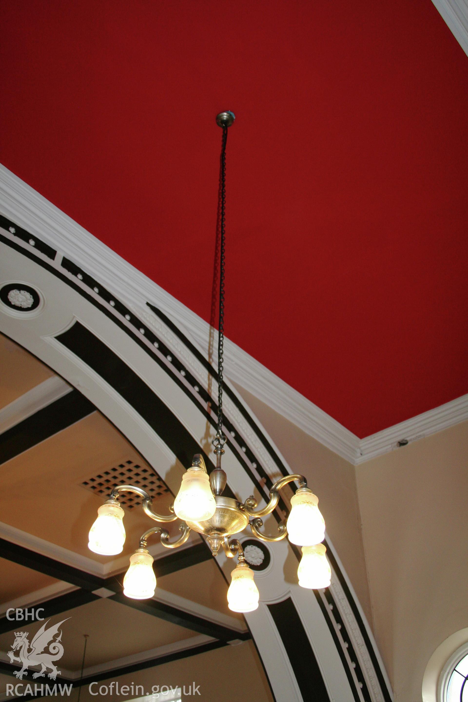 Interior, arch plasterwork detail