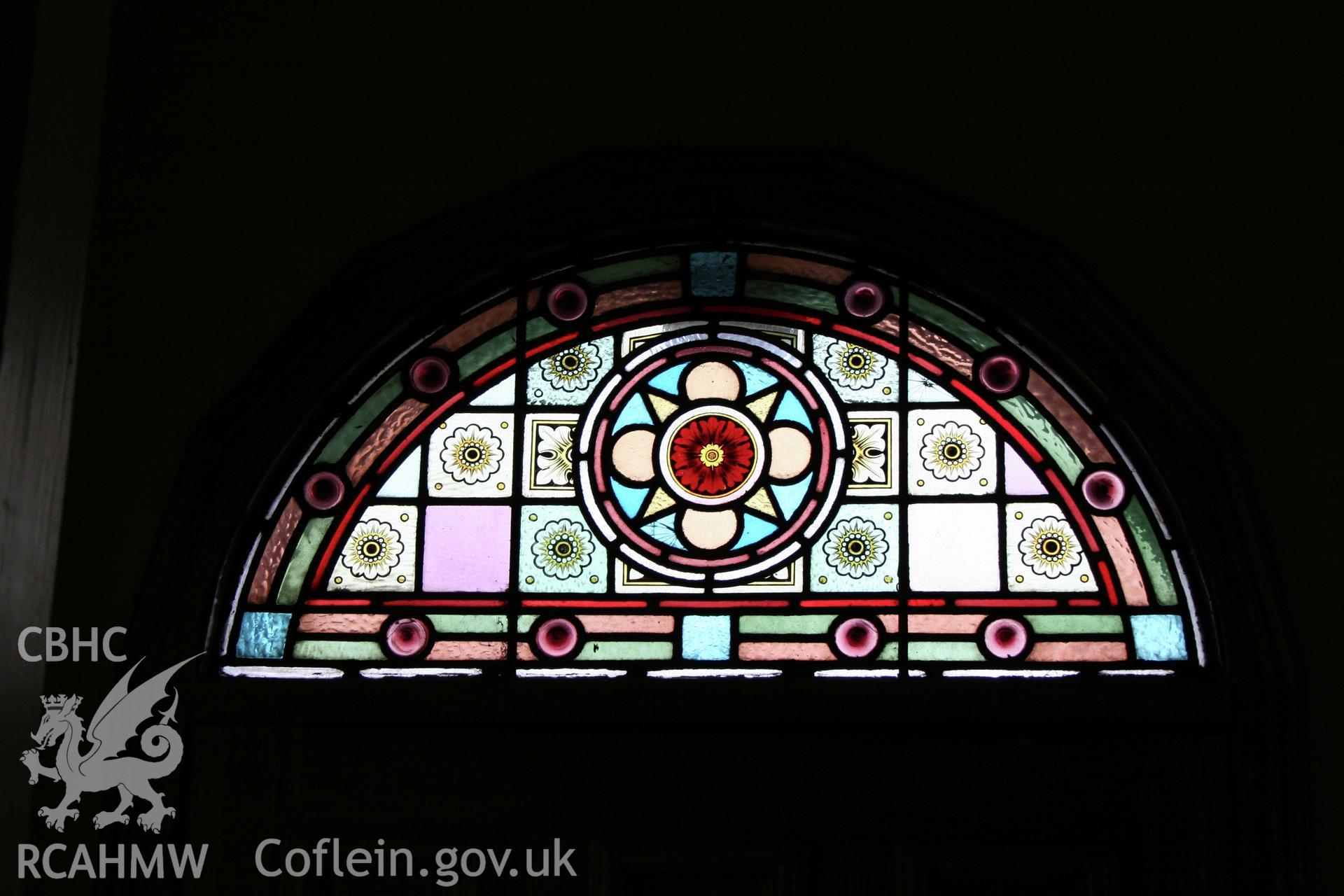 Internal, stained glass detail