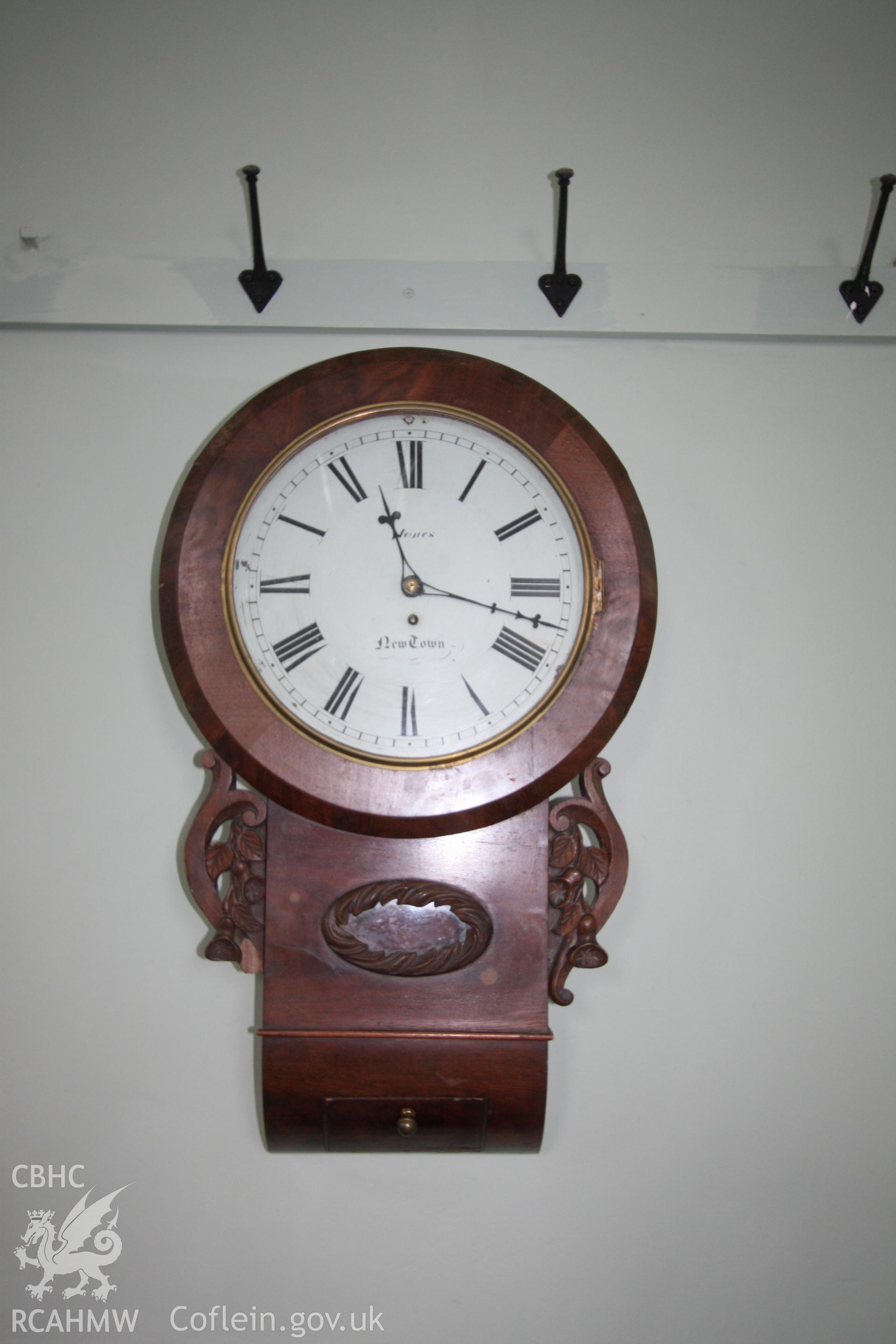 Interior, clock