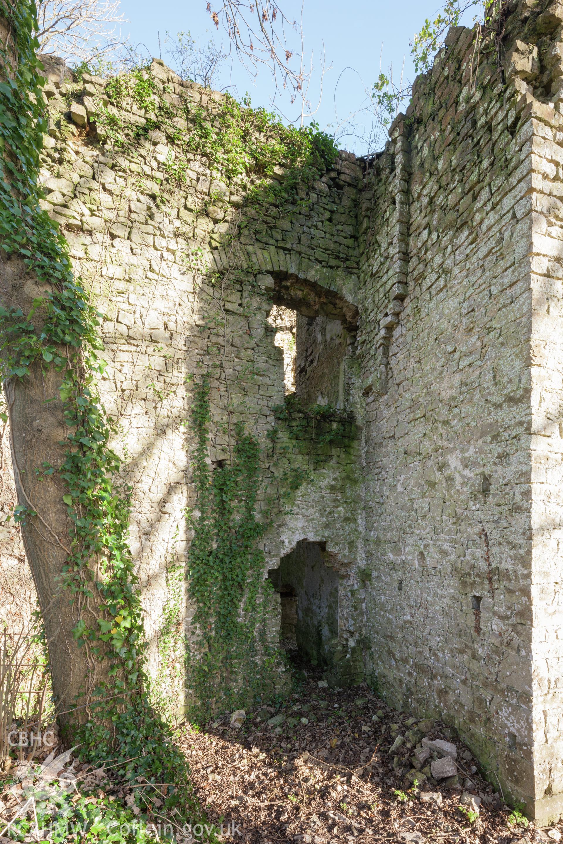 Stair tower from the west