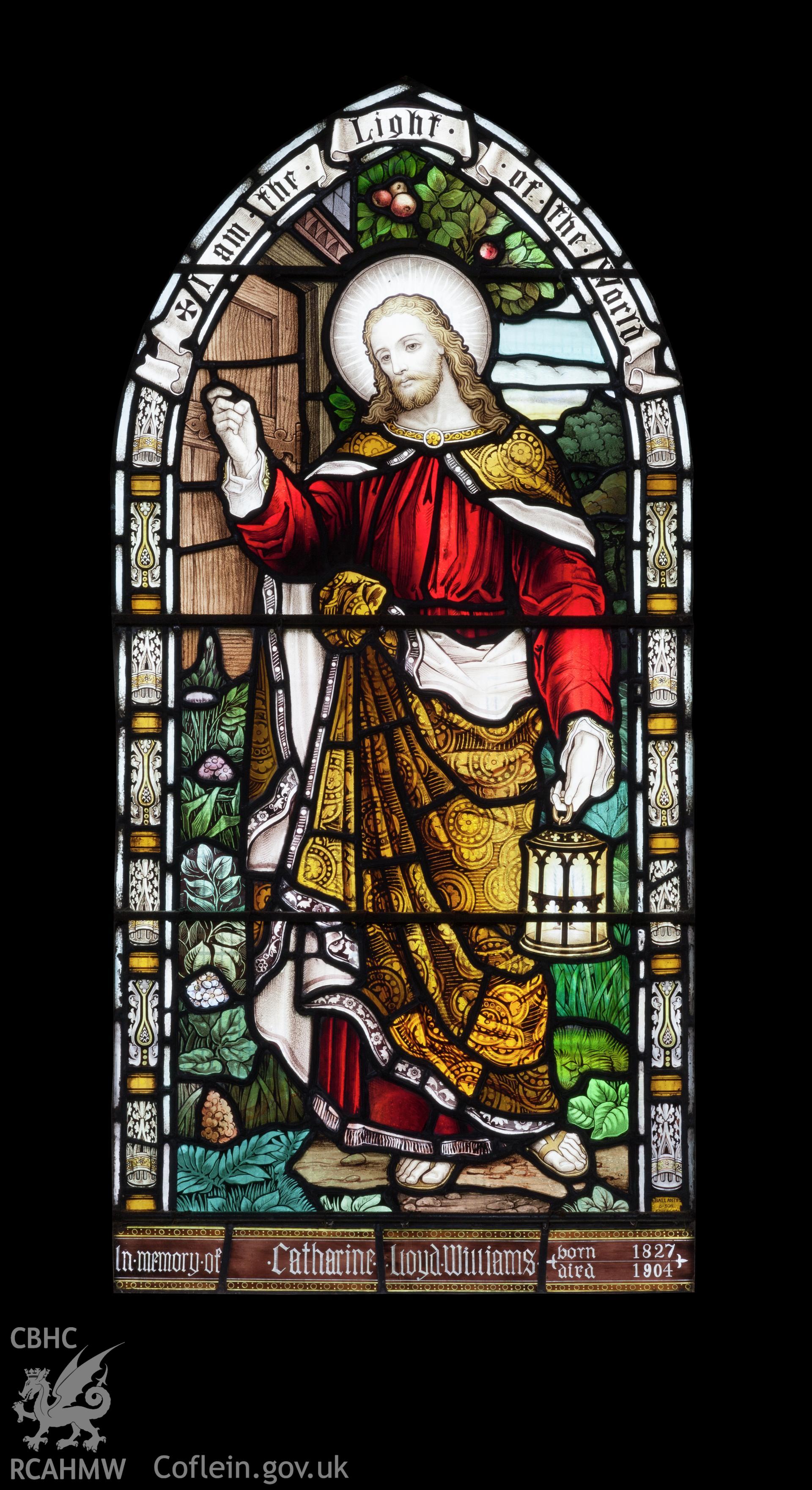 Catherine Lloyd-Williams stained glass memorial window