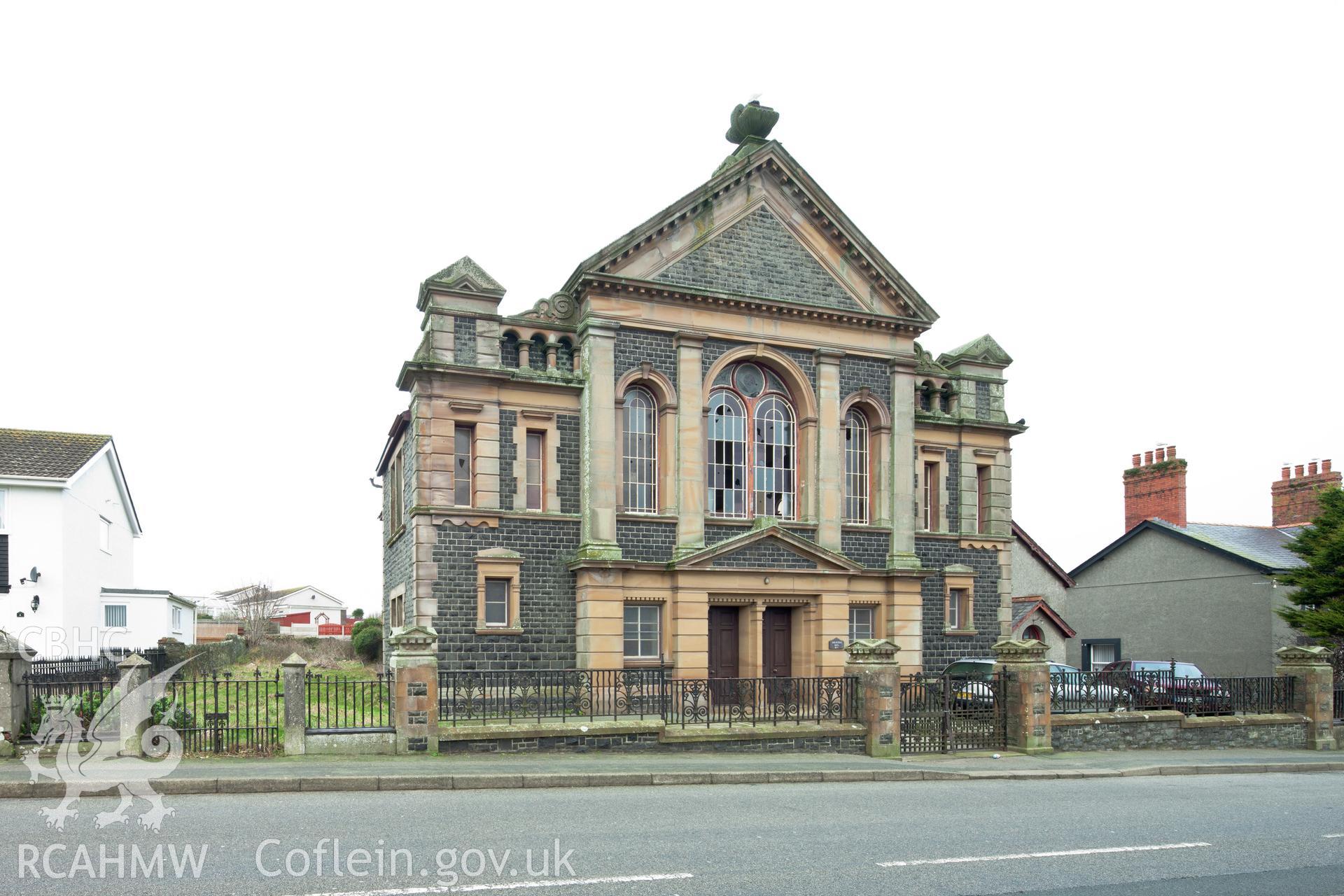 View from the east.