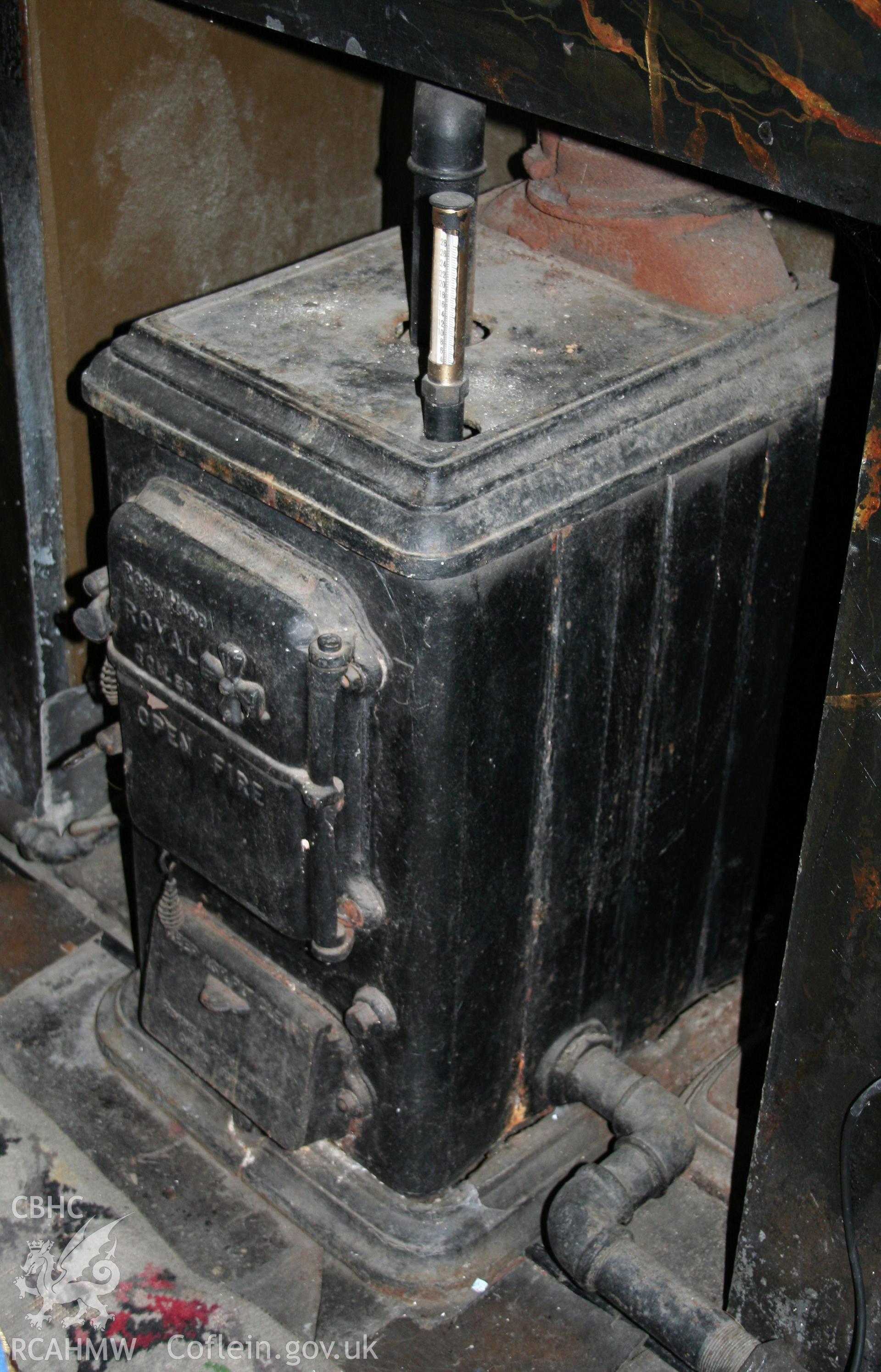 Internal, vestry log/coal burner