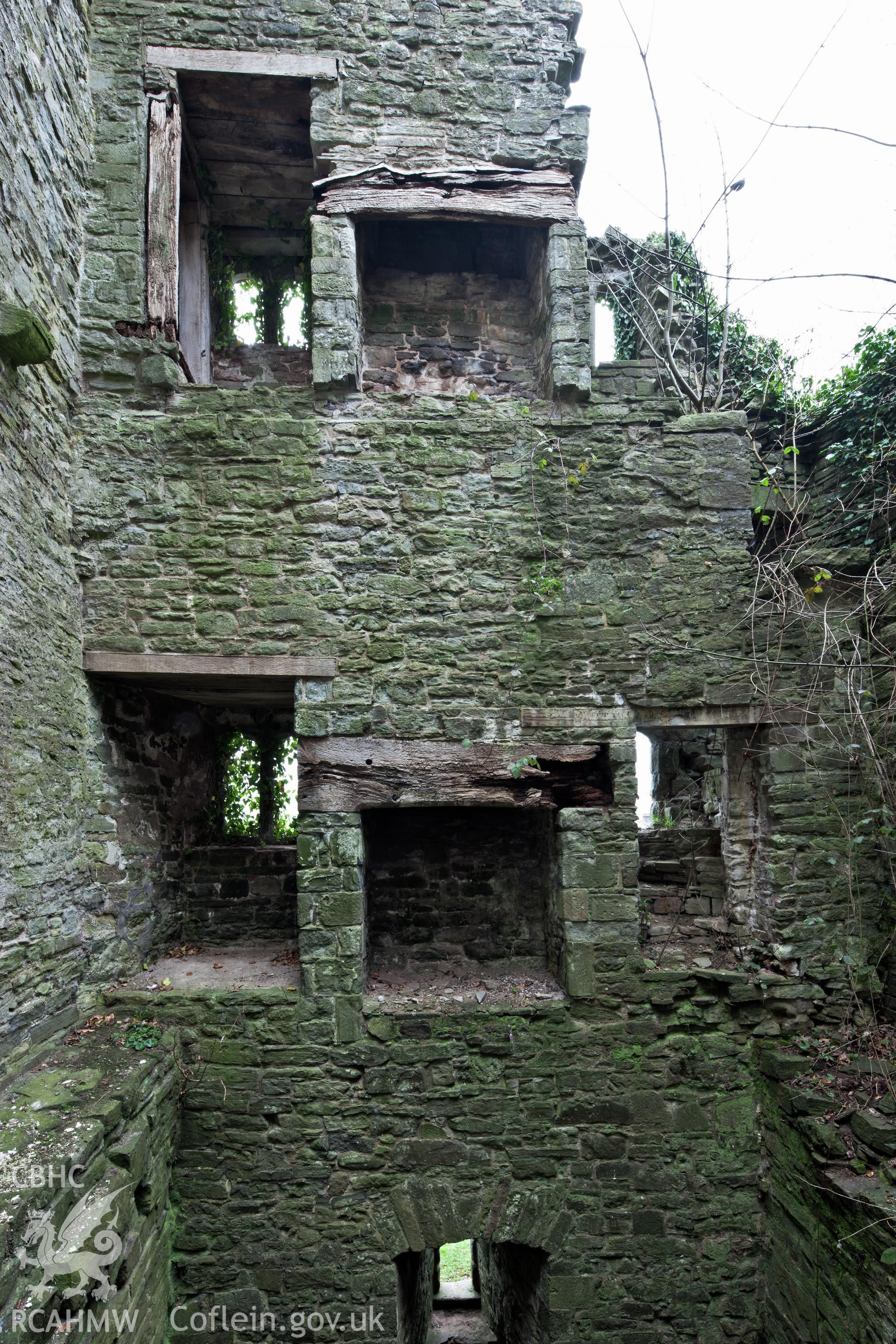 Interior of Keep from the south southeast.