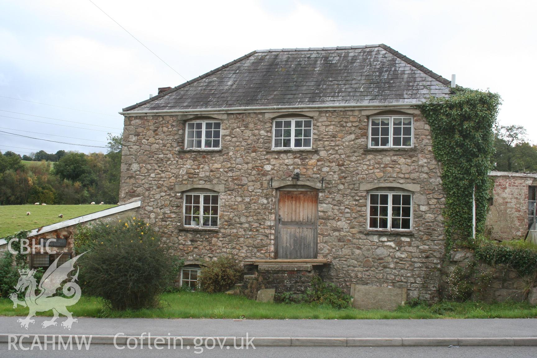 View of Little Mill from the north, taken by Brian Malaws on 18 October 2008.