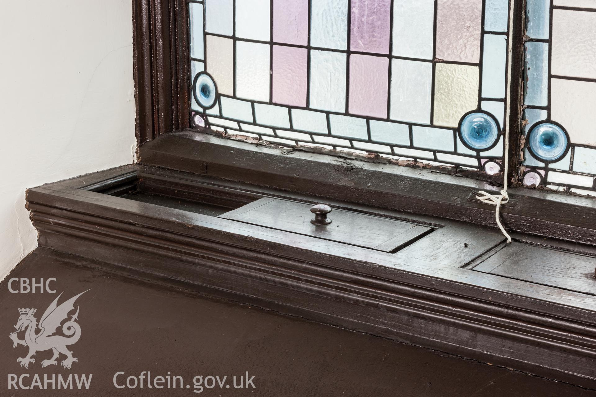 Detail of heating/ventilation controls