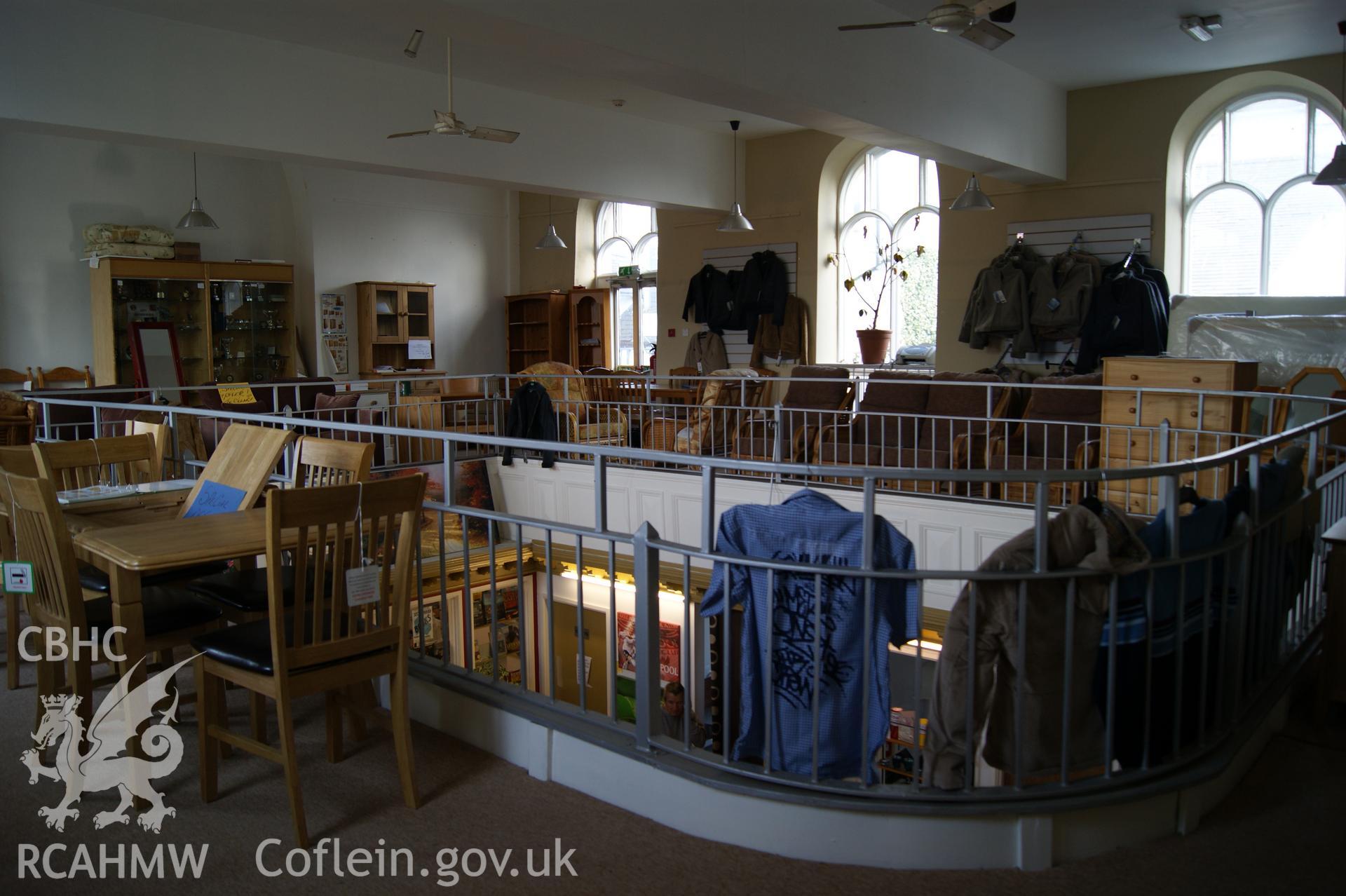 Ebenezer Chapel interior view of gallery