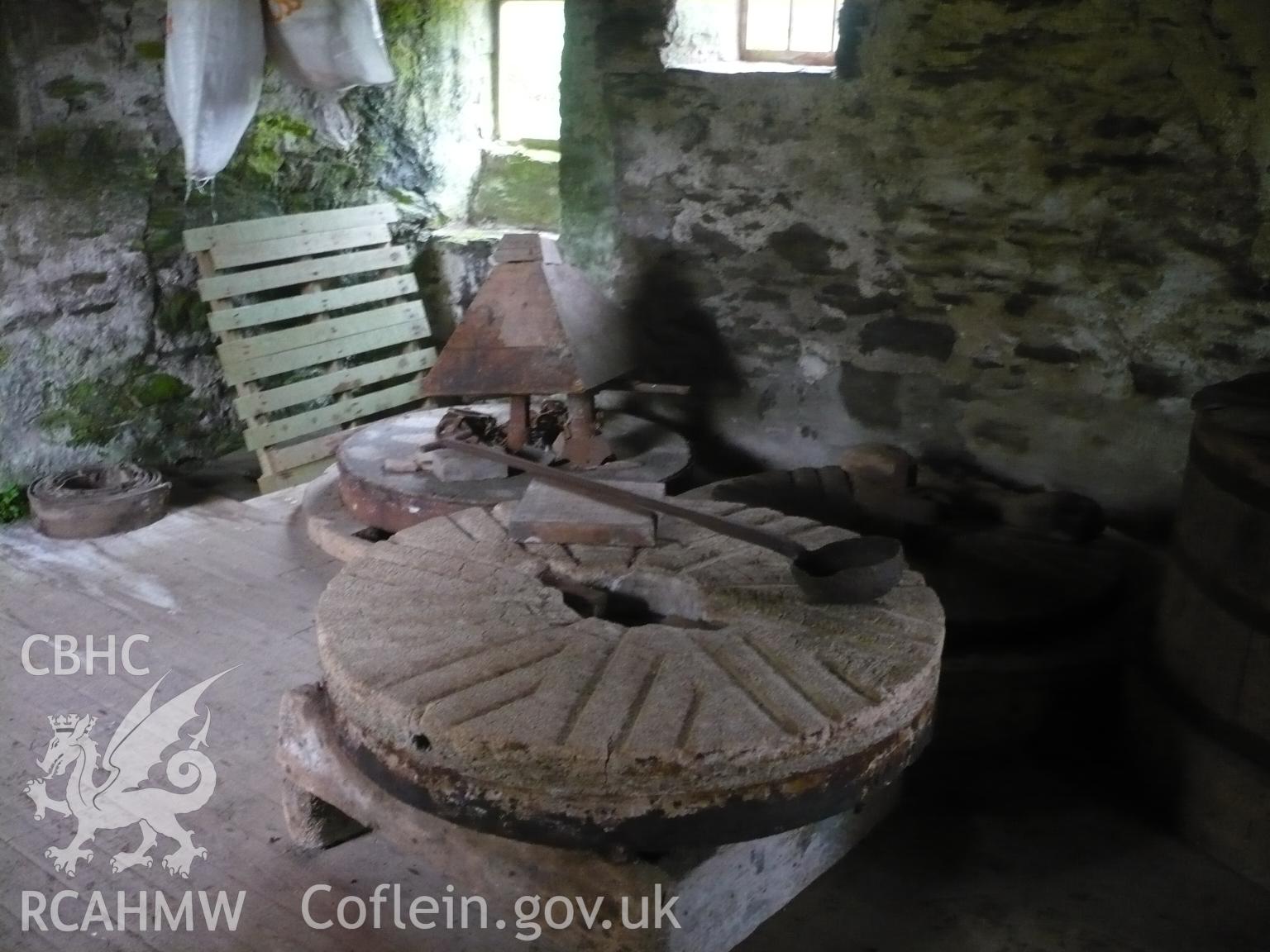 Millstones in Melin Hywel, taken by Brian Malaws on 26 April 2008.