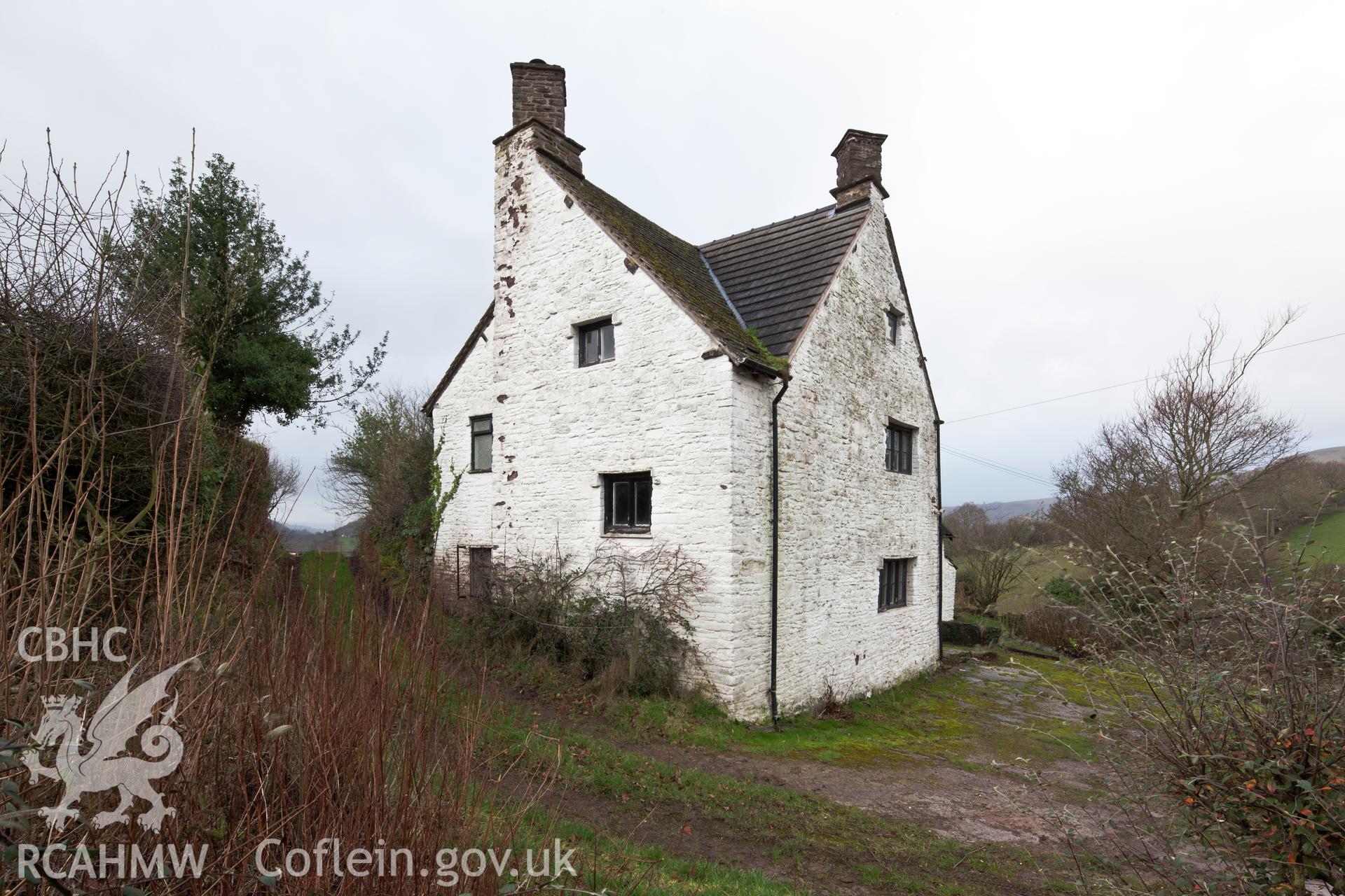 View from the southeast. Little Llwygy, Iain Wright 12/01/2012.