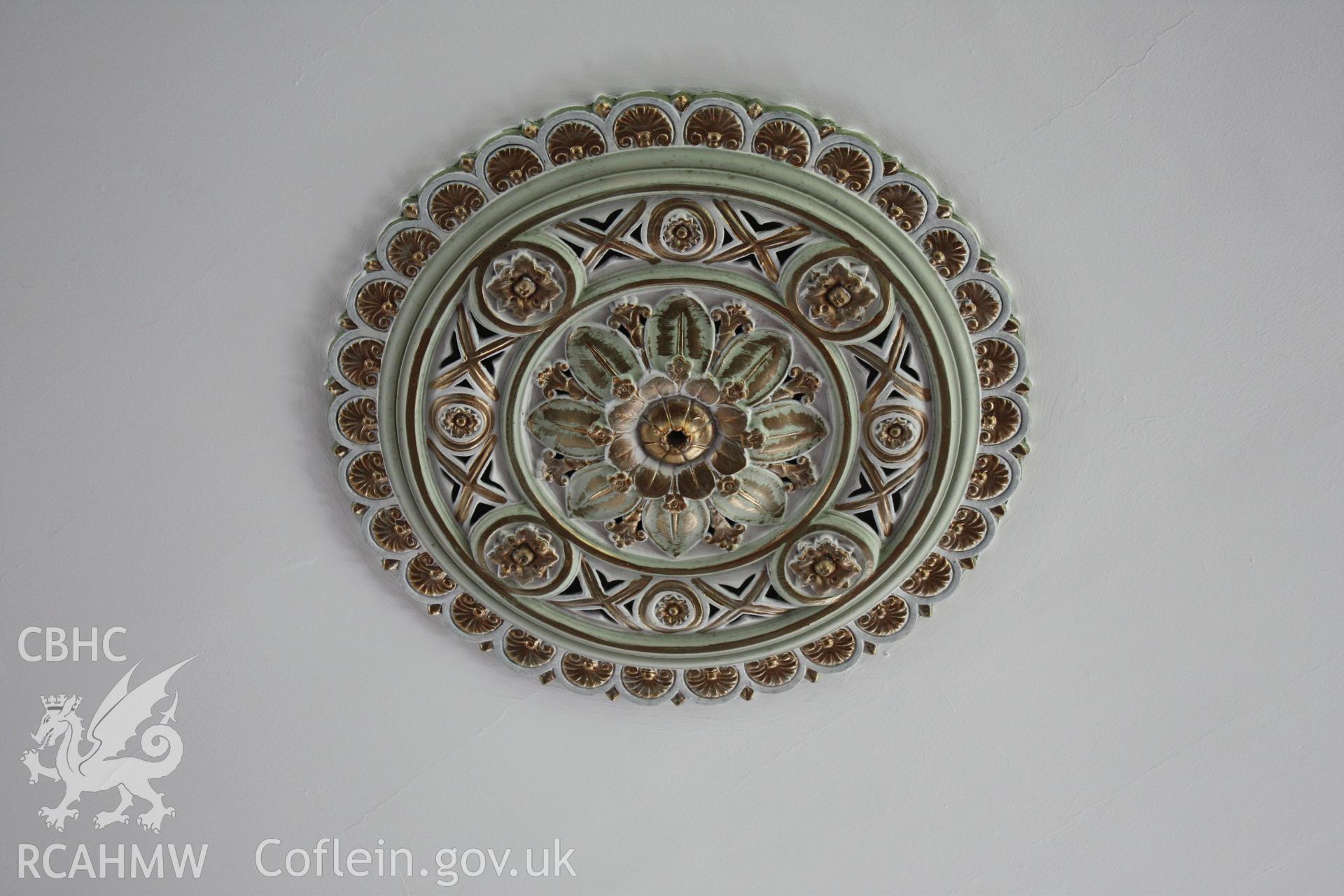 Interior, ceiling plasterwork