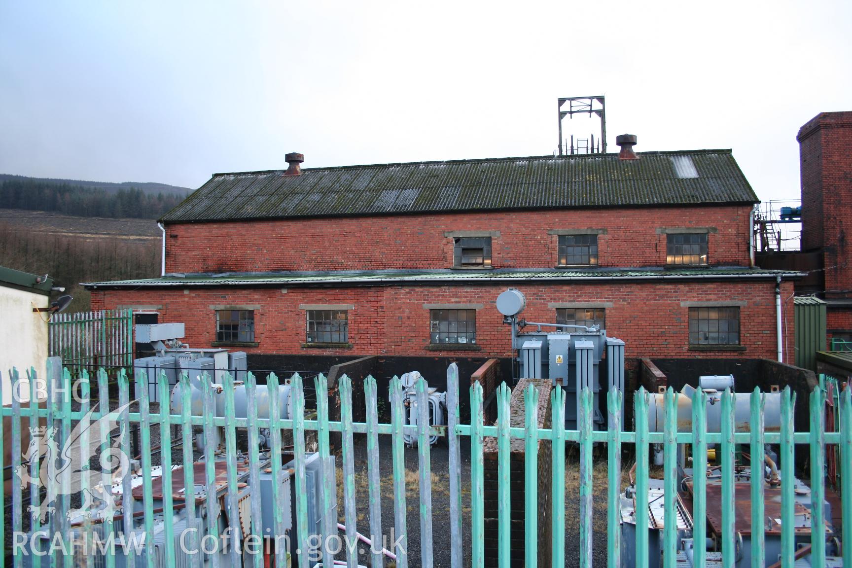 Tower Colliery engine house from the east, taken by Brian Malaws on 17 January 2008.