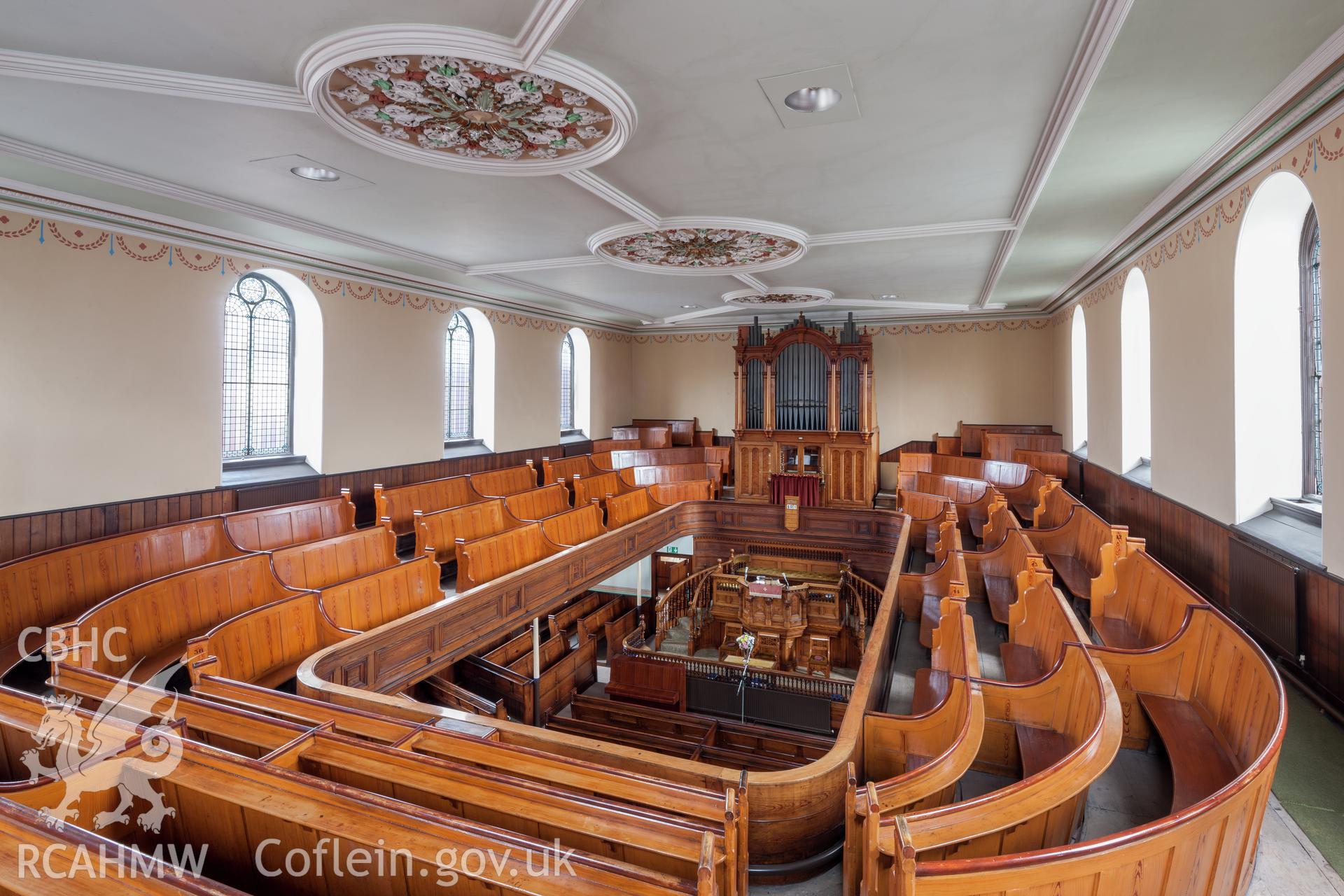 Interior, gallery from the south southwest