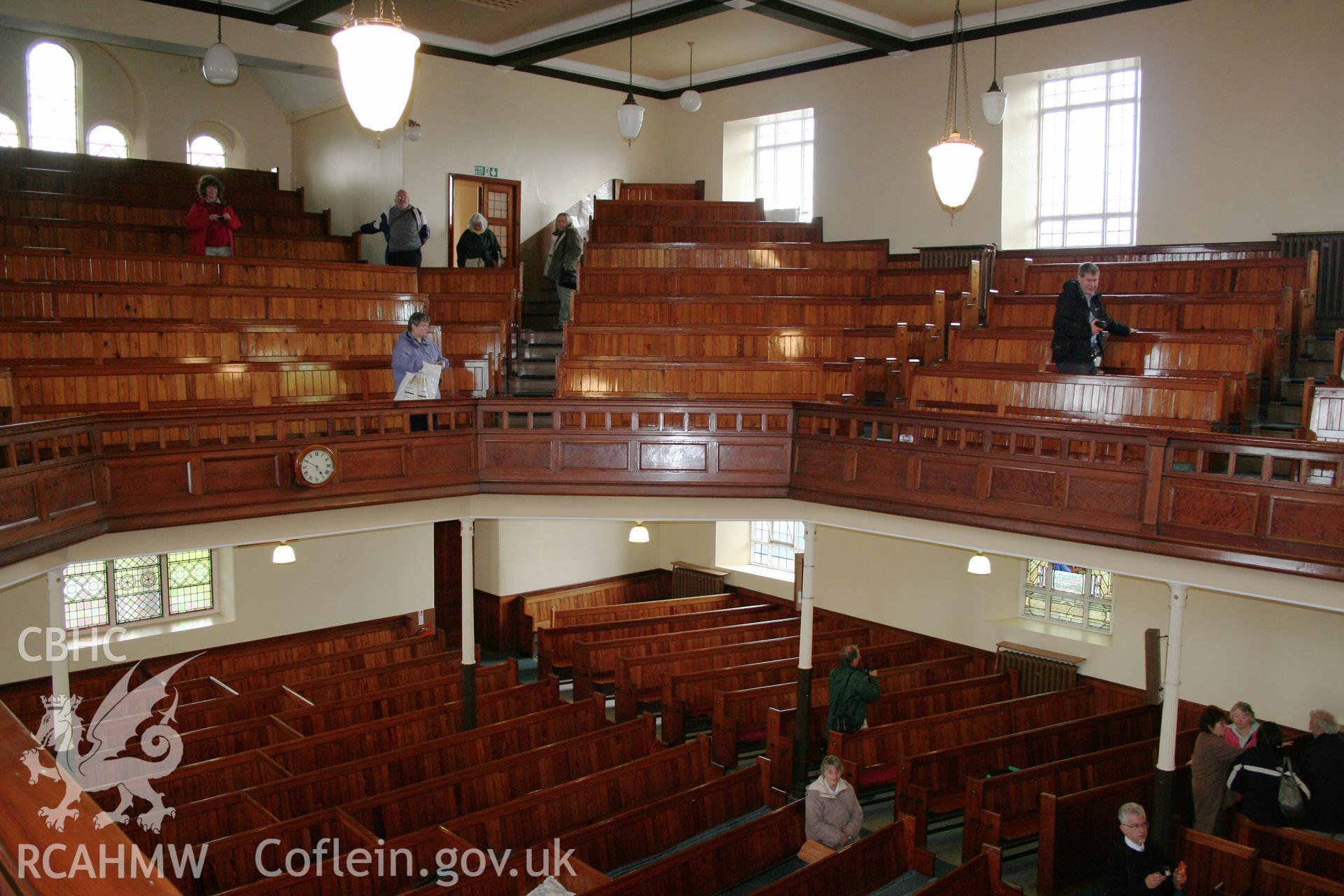 Interior, gallery & groundfloor pews