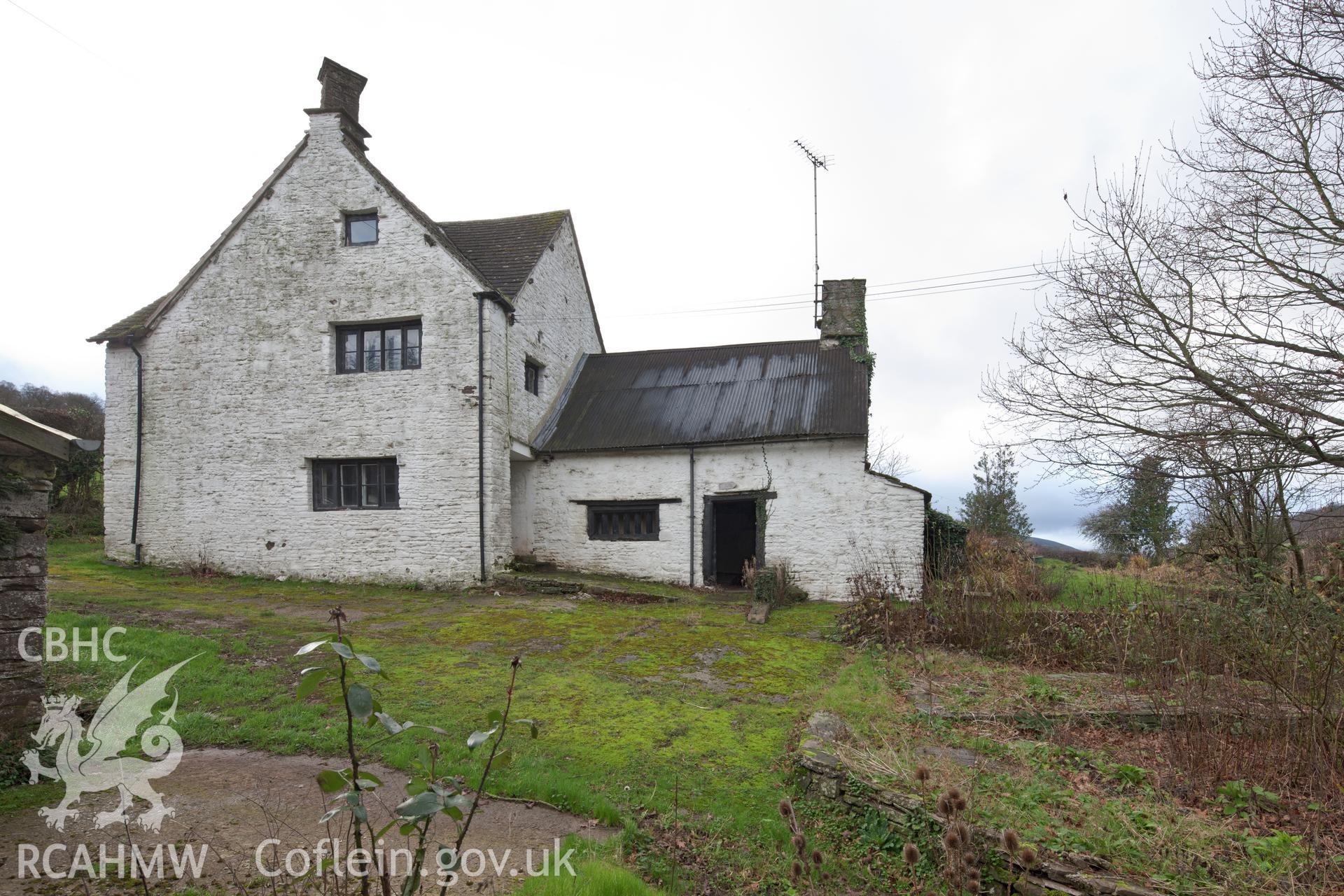 View from the northeast. Little Llwygy, Iain Wright 12/01/2012.