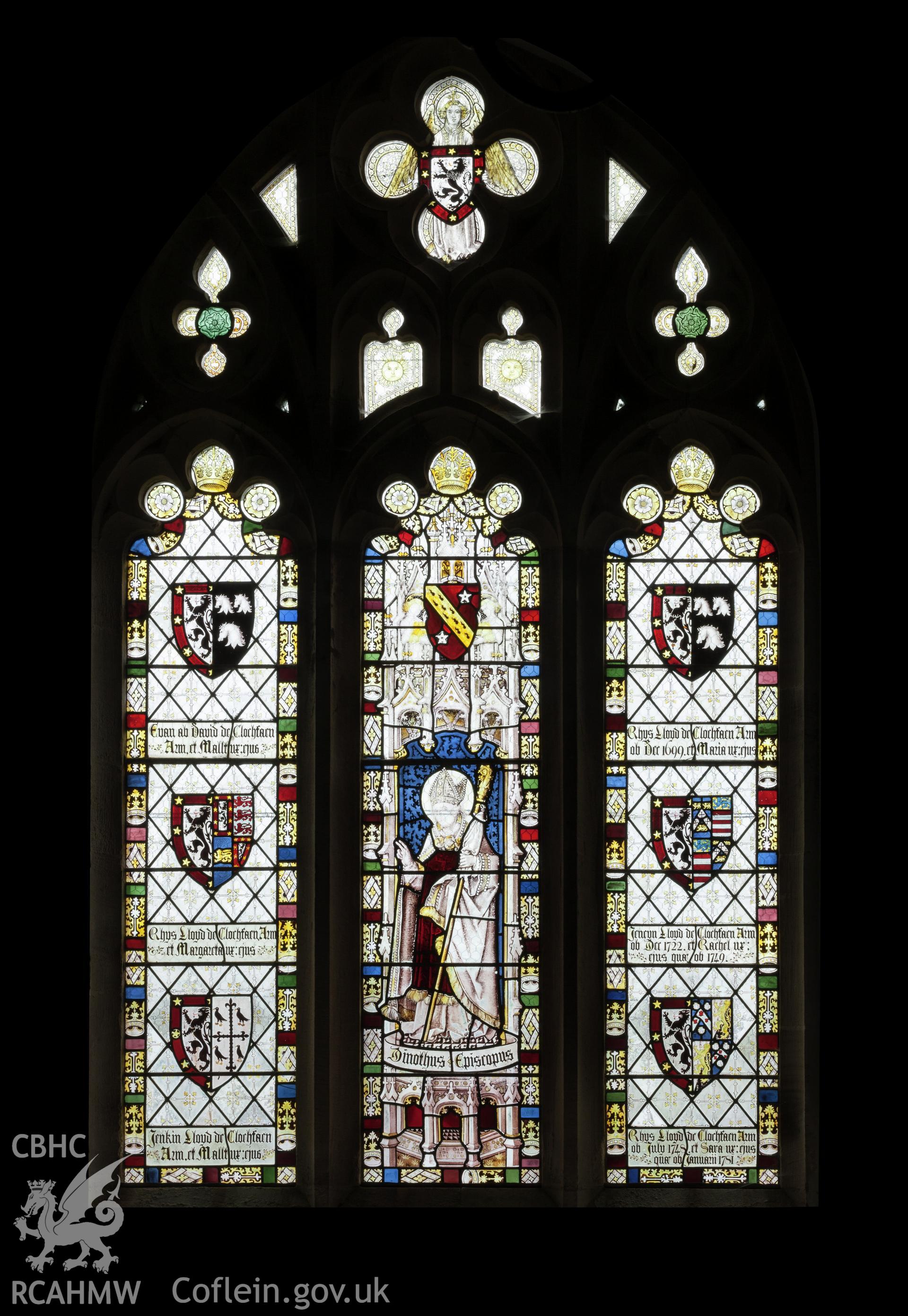 Stained glass windows.