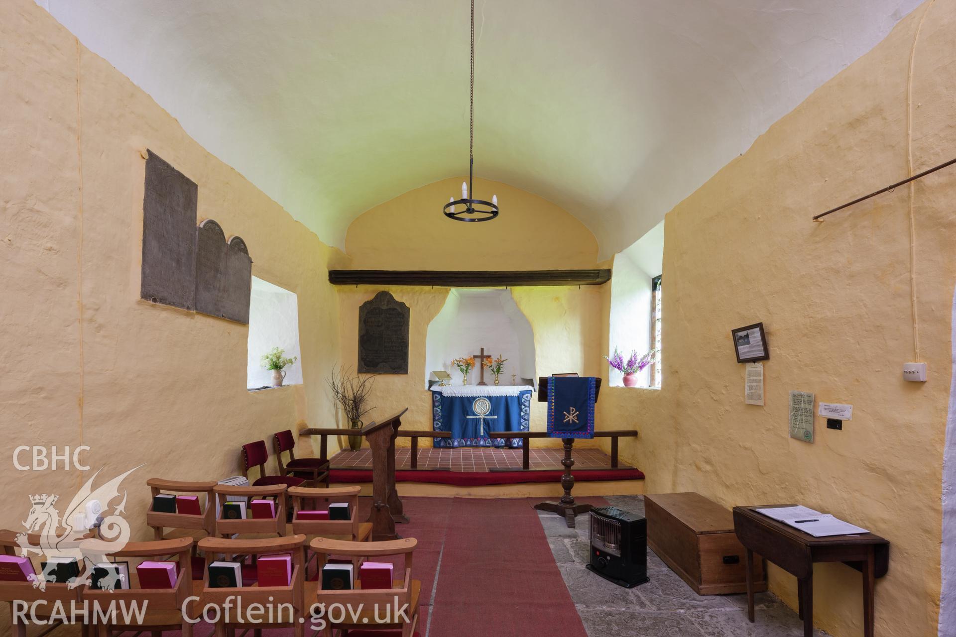Interior from the west.