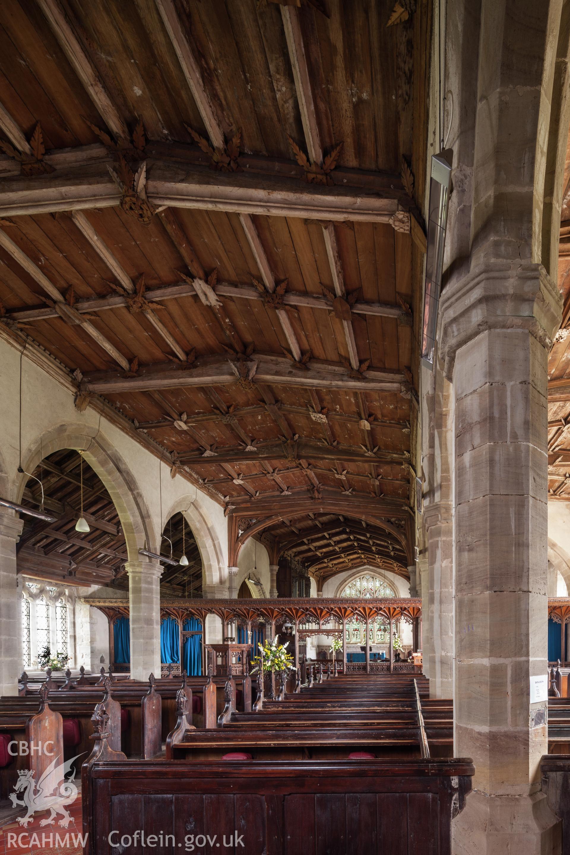 Interior from the west.