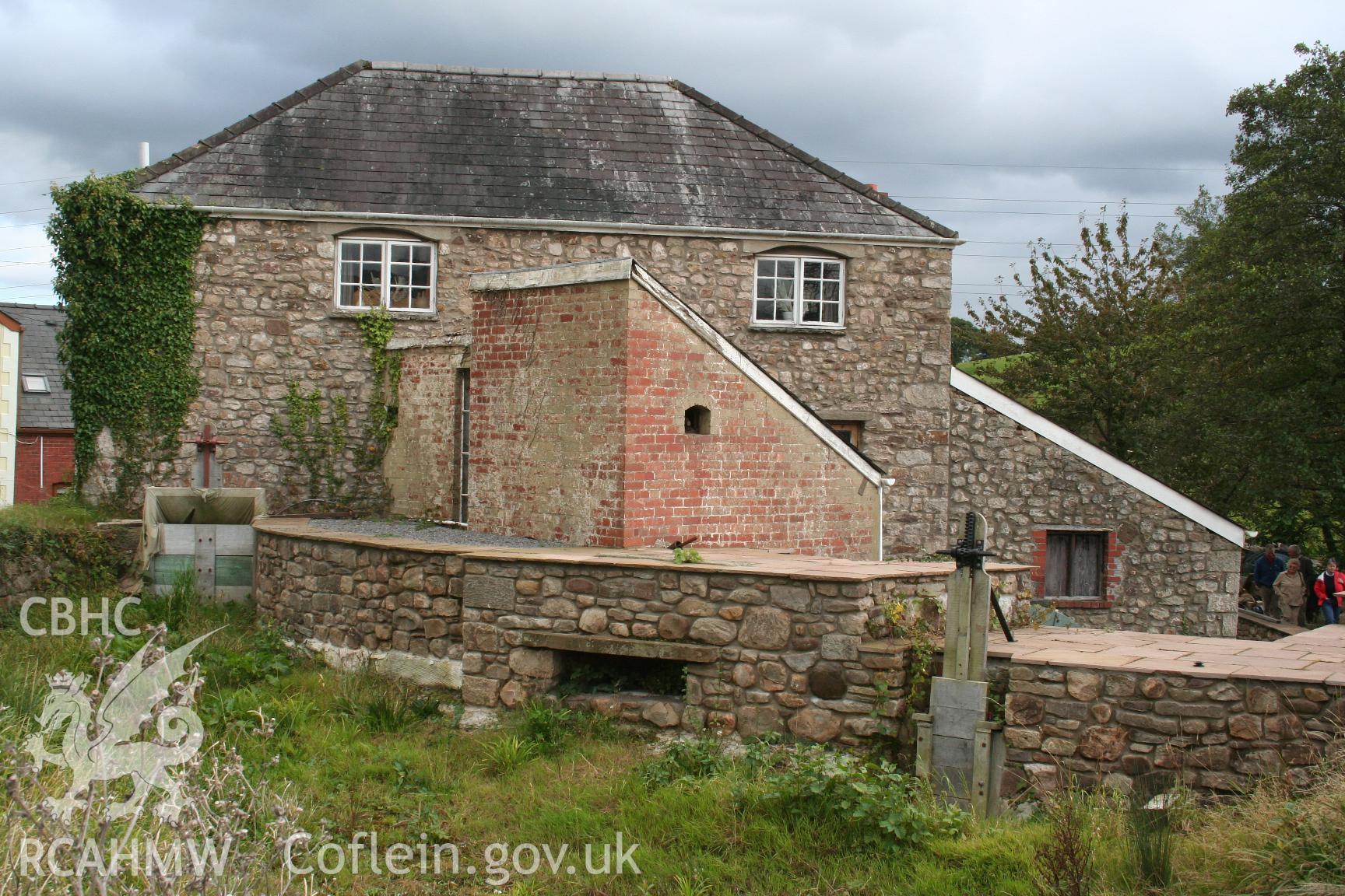 View of Little Mill from the northwest, taken by Brian Malaws on 18 October 2008.