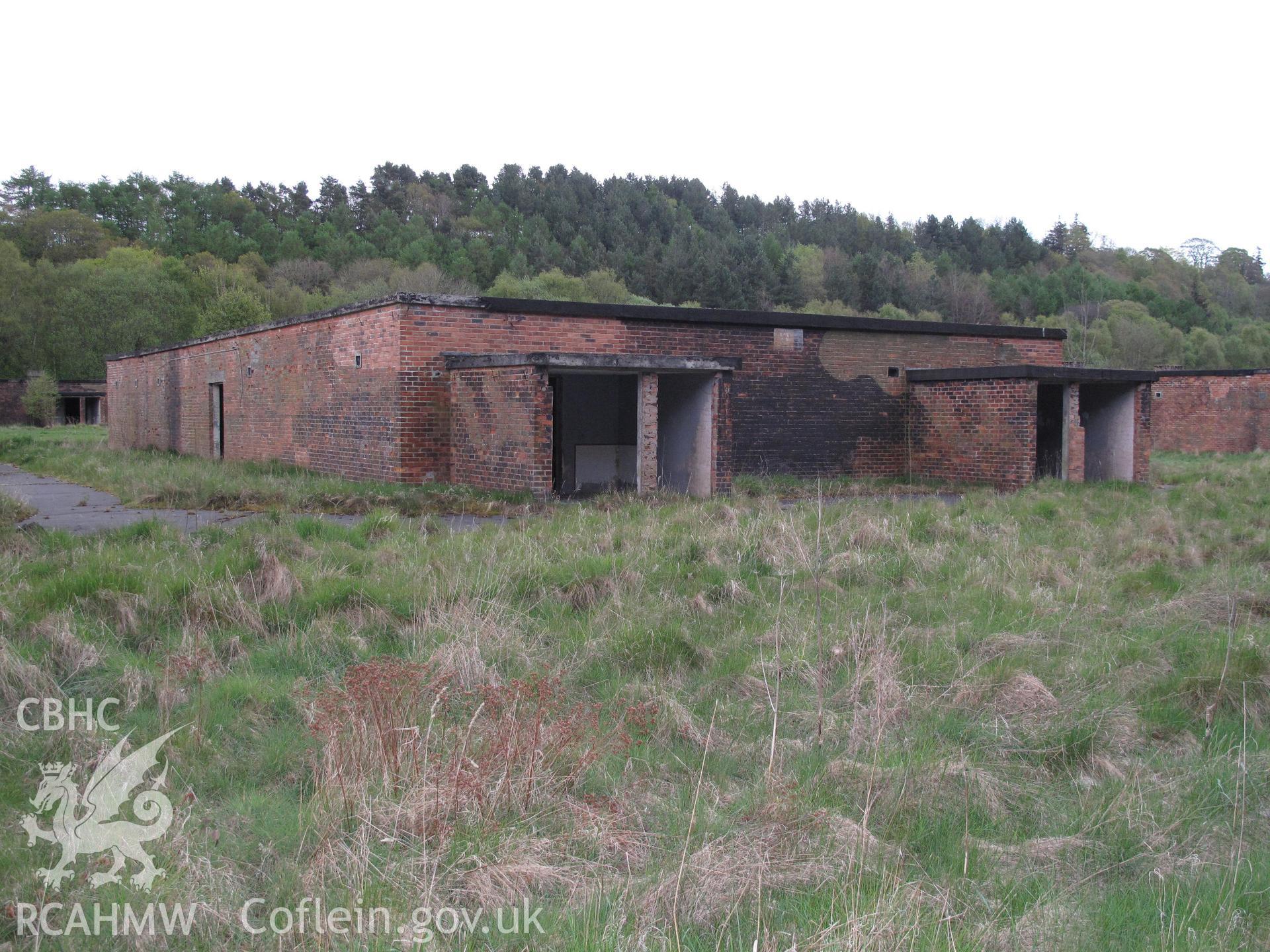 5.5in shell filling house, Valley Works, Rhydymwyn, from the west, taken by Brian Malaws on 29 April 2009.