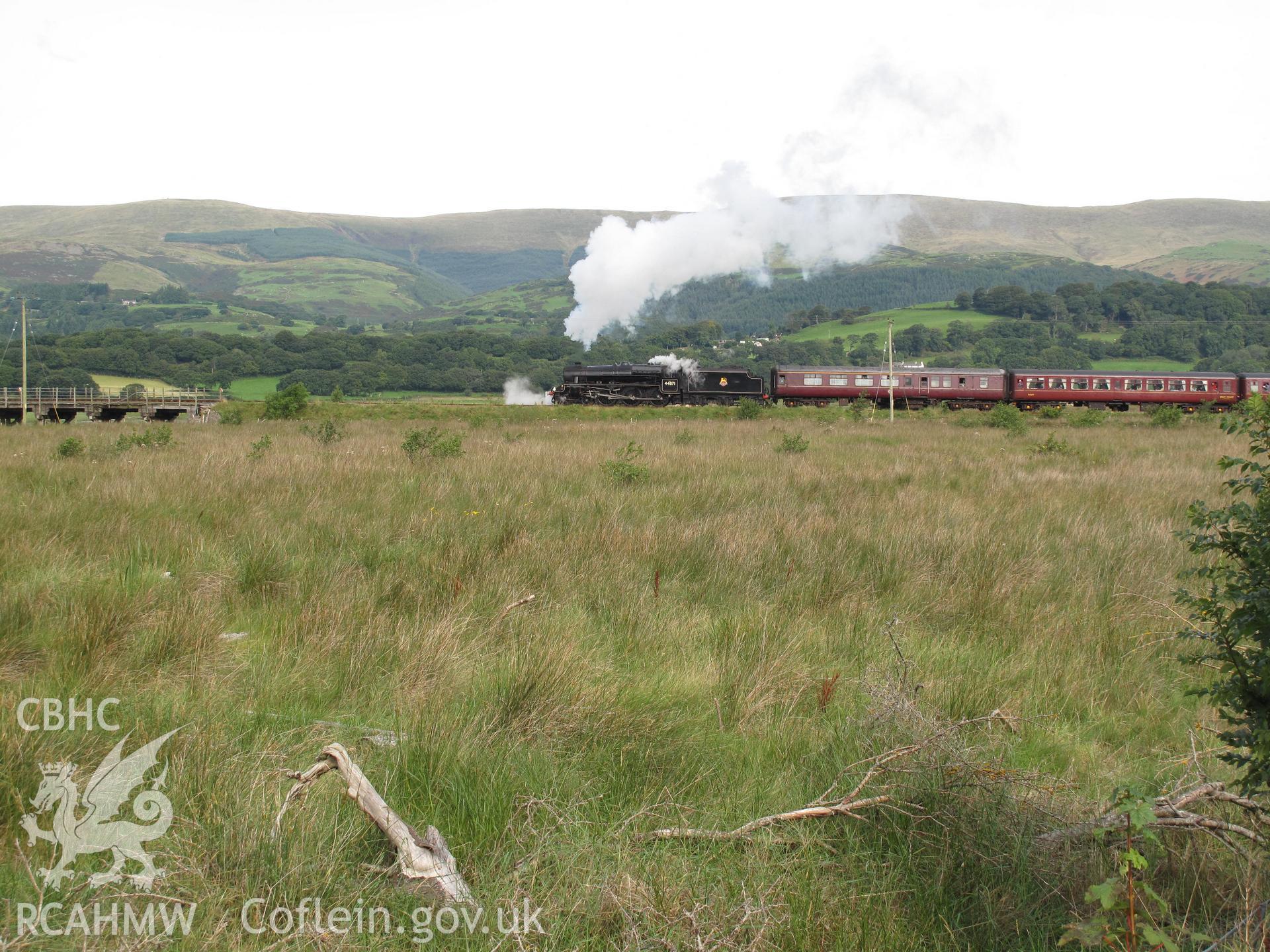 Dovey Junction Viaduct from the southeast, taken by Brian Malaws on 27 August 2010.